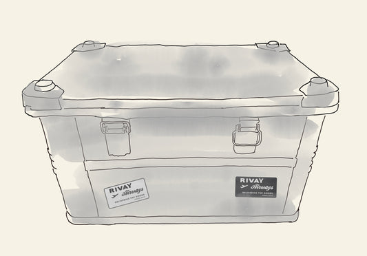 Rivay The Aluminum Case Elevated Storage