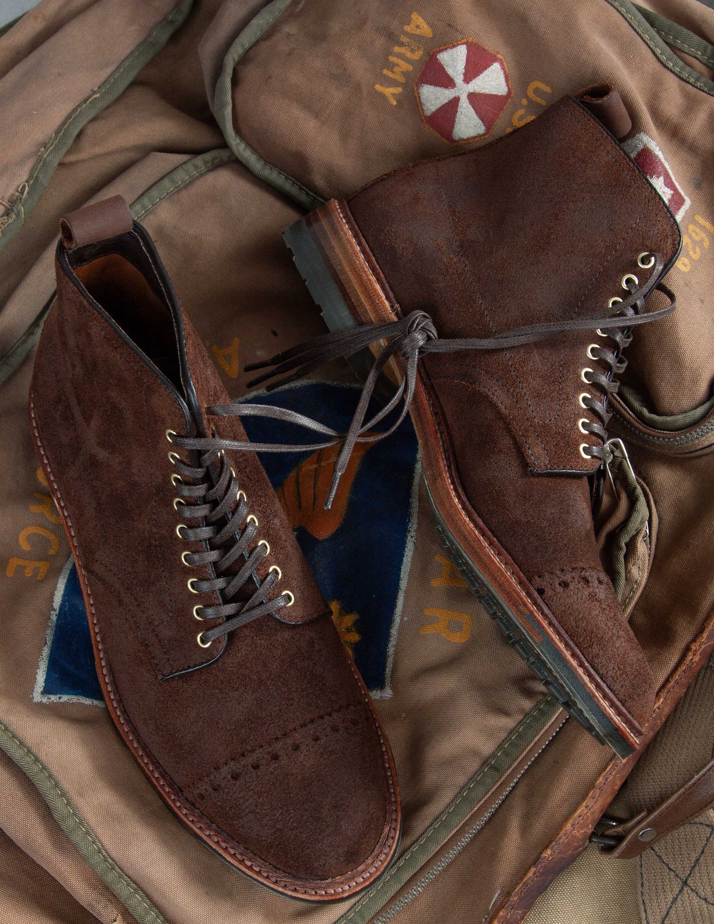 Alden x Rivay: The Bedford Boot in Tobacco Chamois Reverse Suede