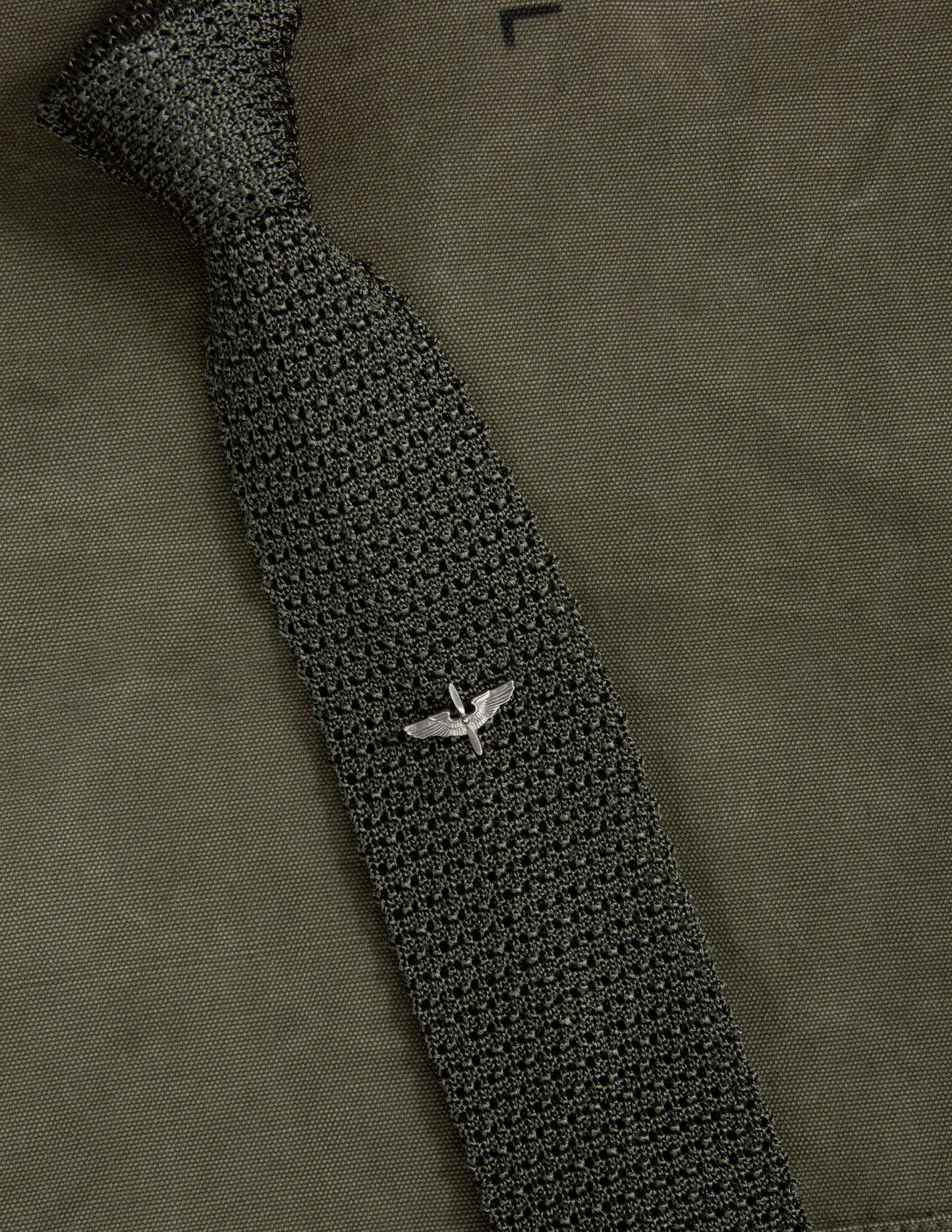 WWII-Era U.S. Army Air Corps Sterling Winged Propeller Pin