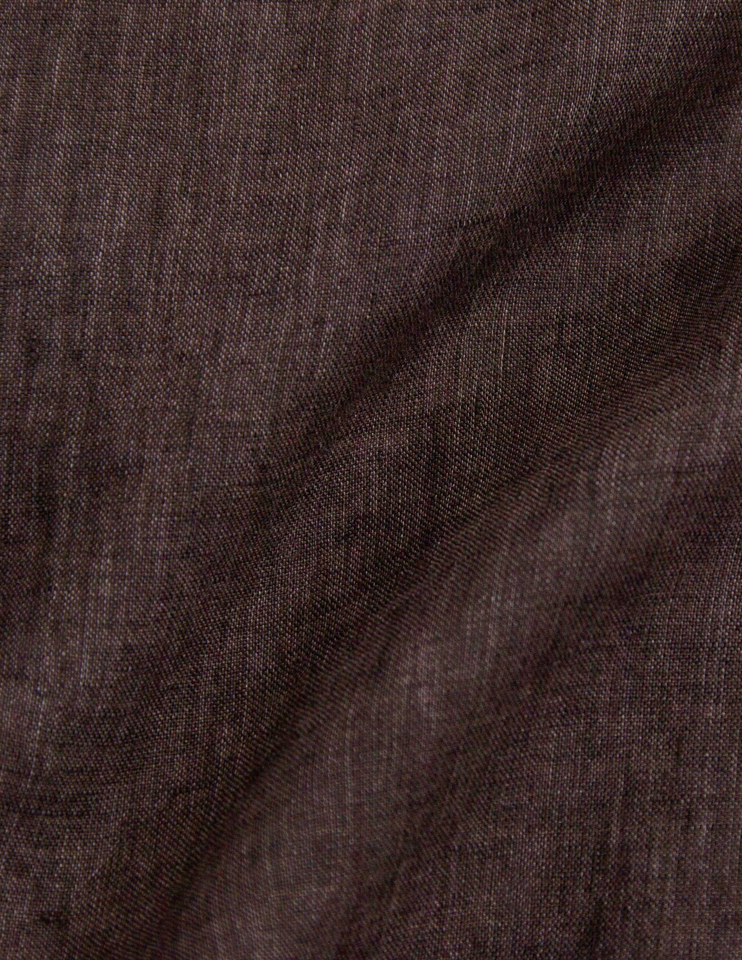 Atlas Linen Safari Shirt in Saddlewood