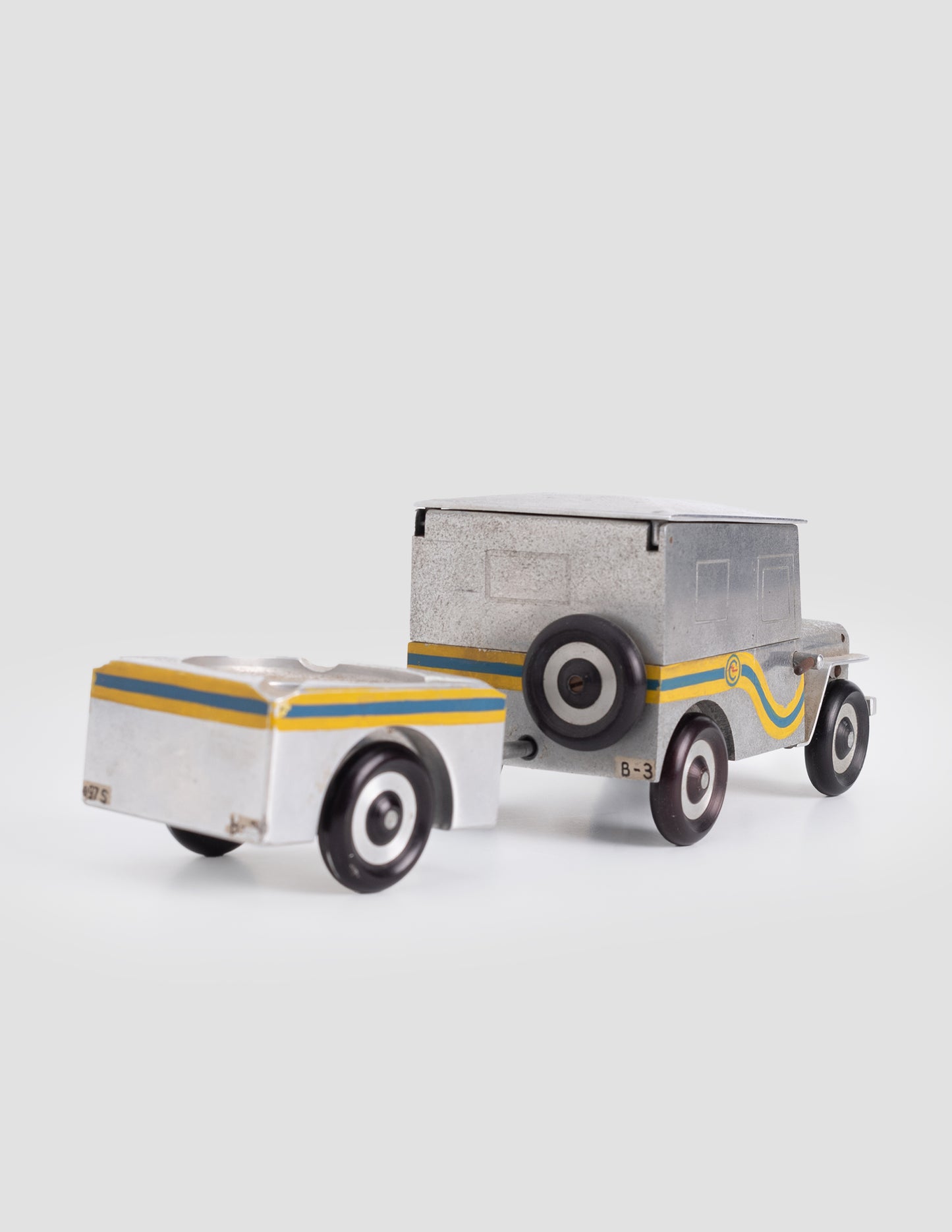 Rivay Vintage West German Baier Willys Jeep Lighter with Ashtray