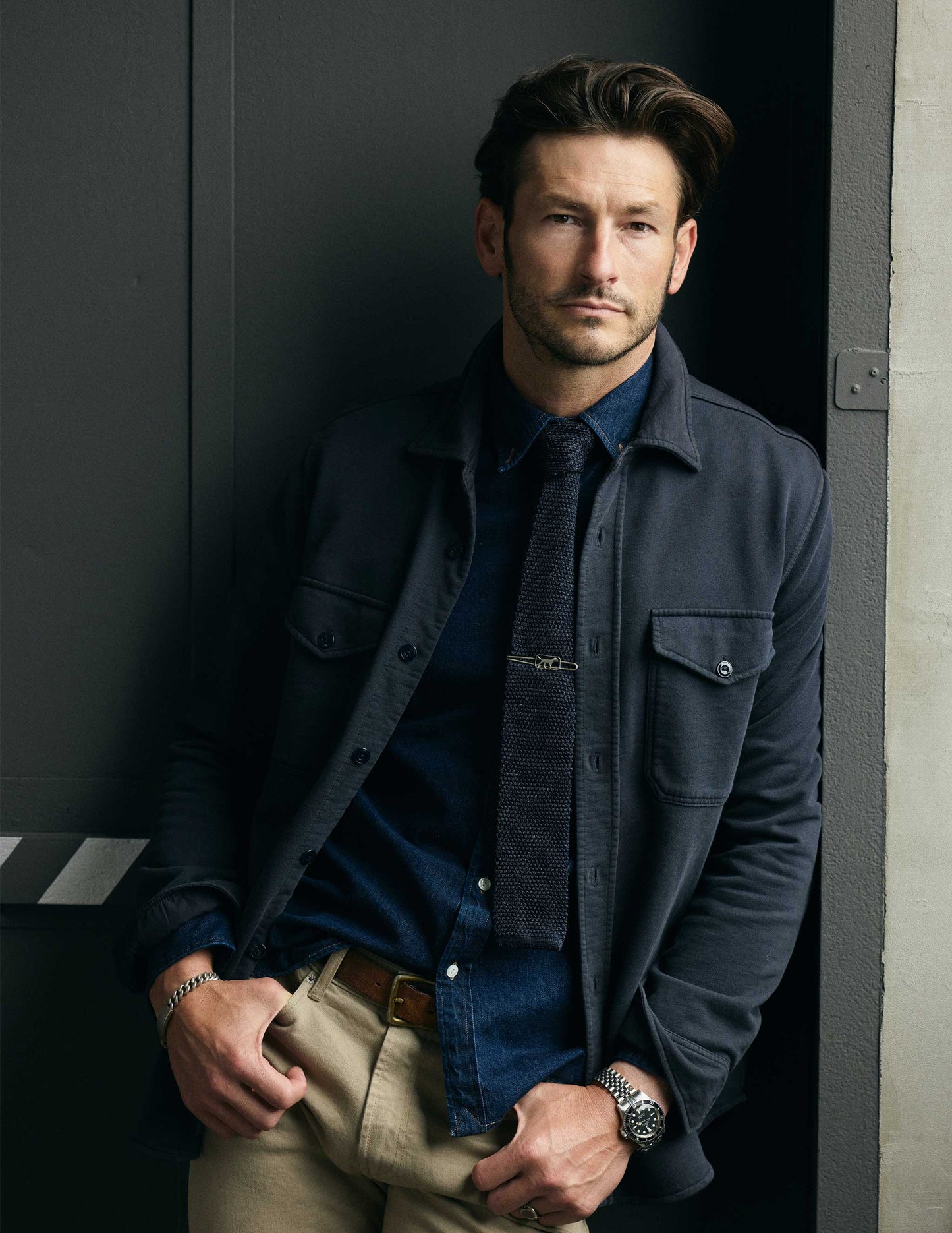 The Deck French Terry Utility Knit Shirt