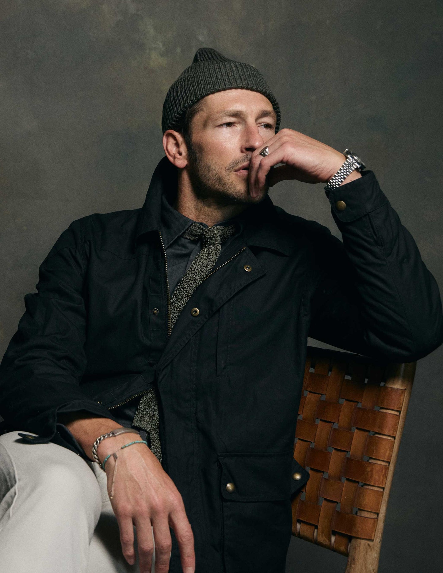 Delaney Waxed Cotton Field Jacket