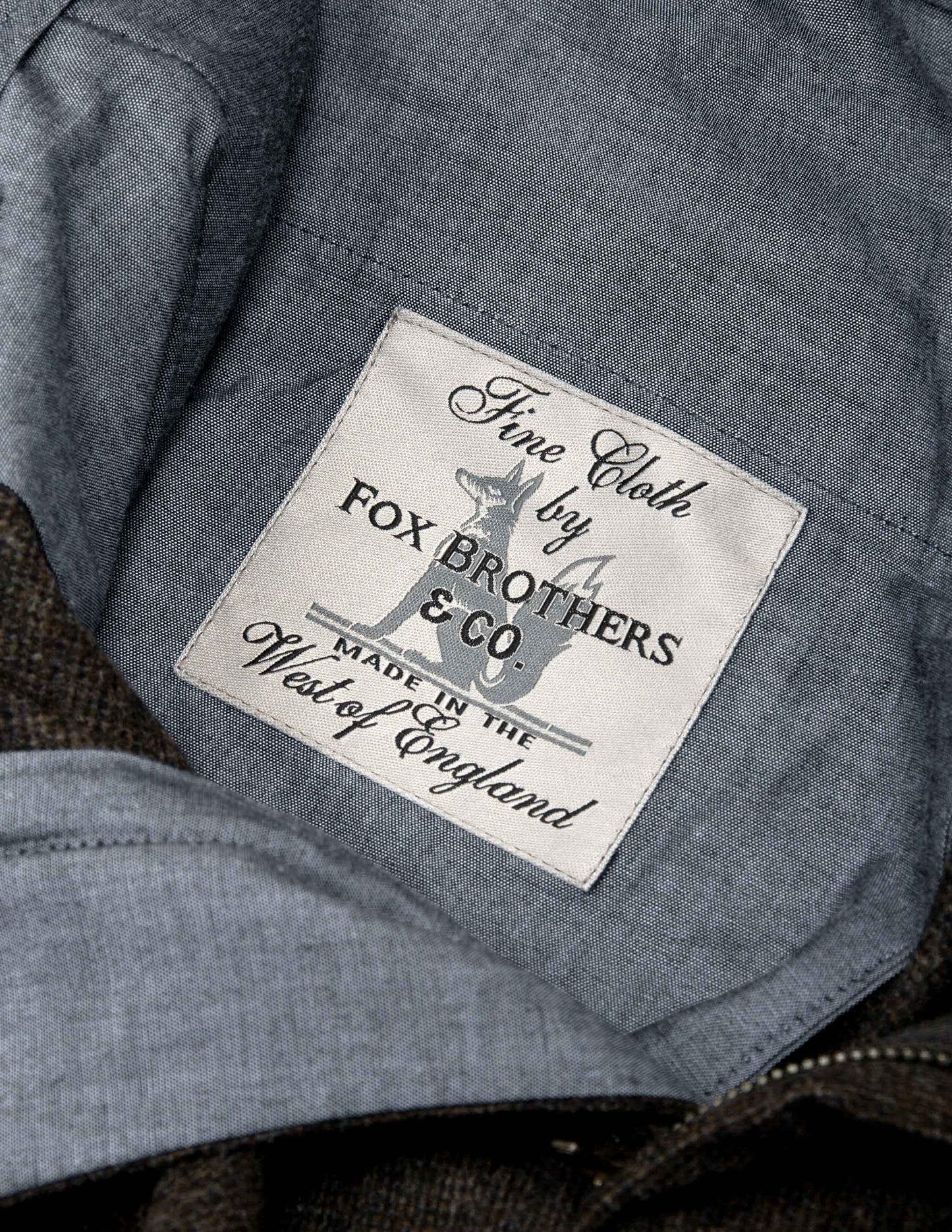 The Rivay Edwards Wool Trouser in Saddle Brown