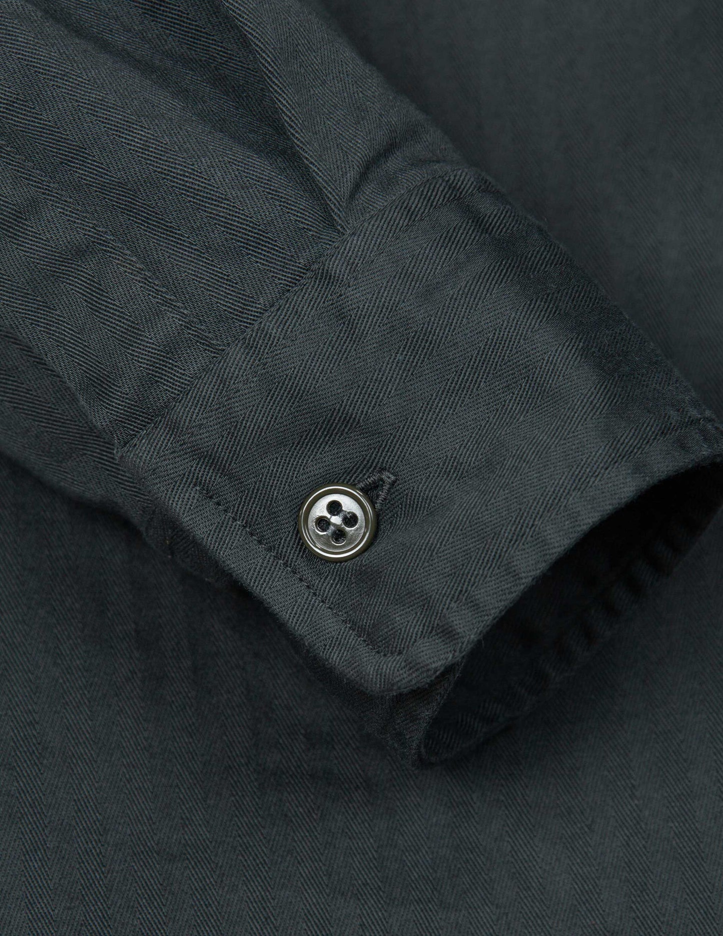 Enfield Officer's Shirt in Faded Black
