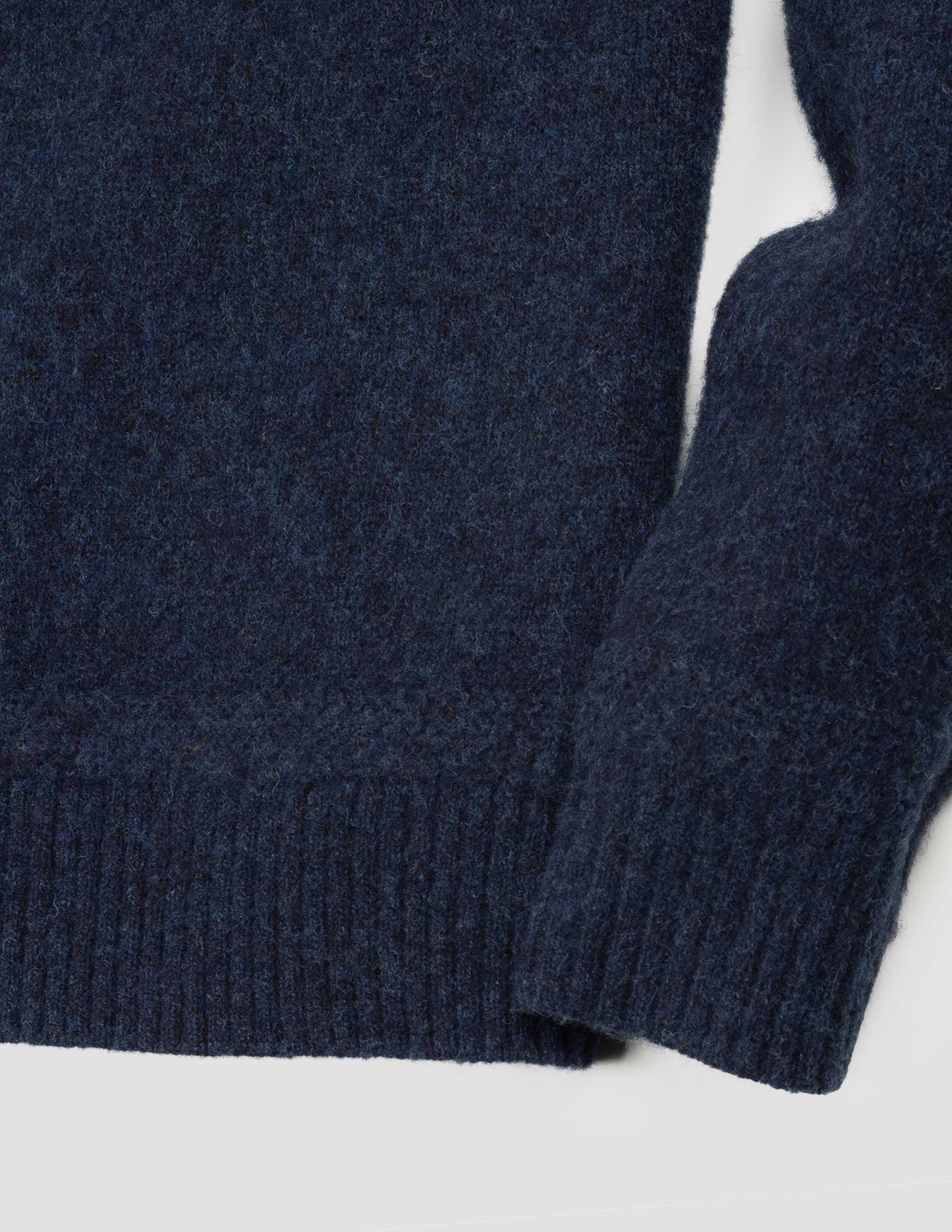 Rivay Highlands Shetland Sweater Admiral Blue