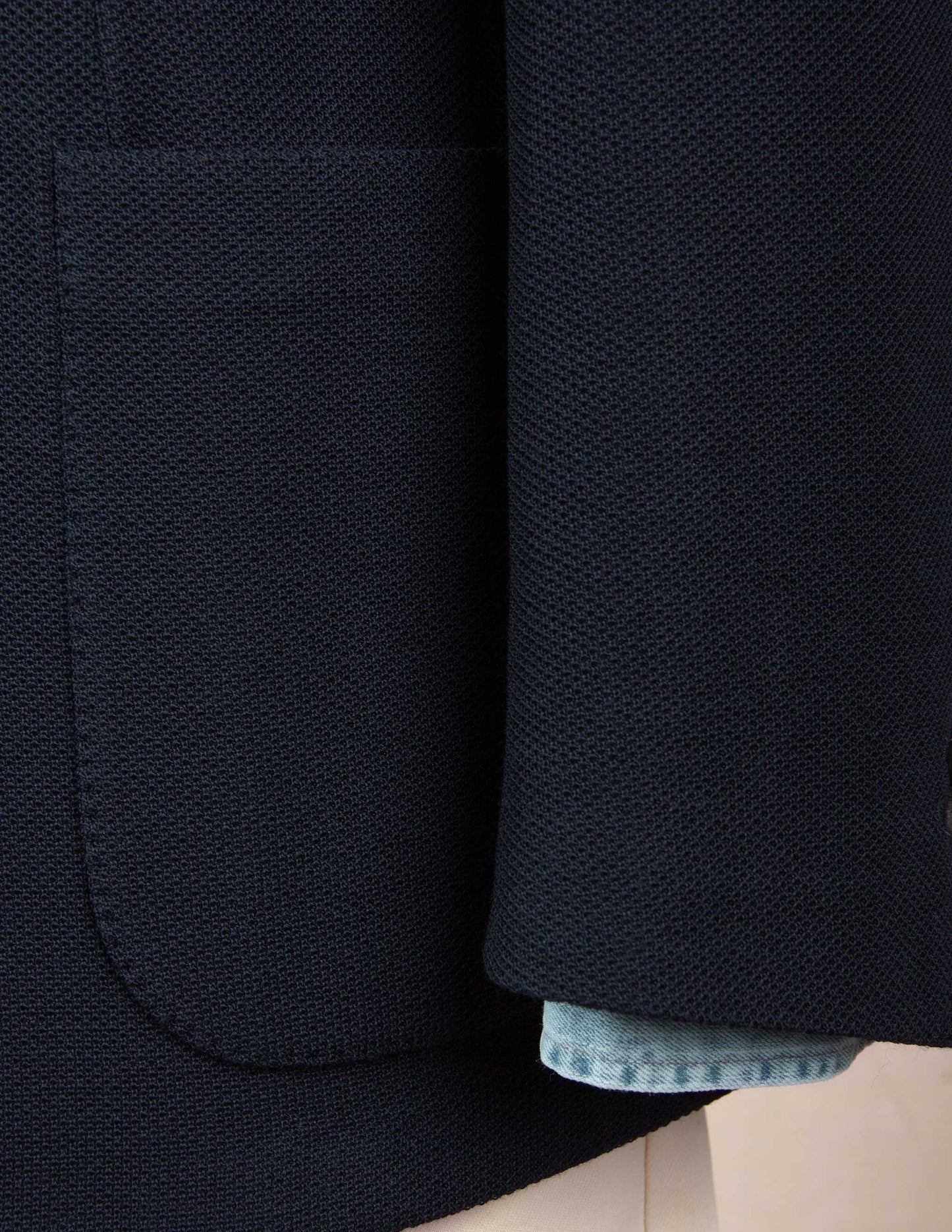 Italian Tour Knit Sport Coat in Navy