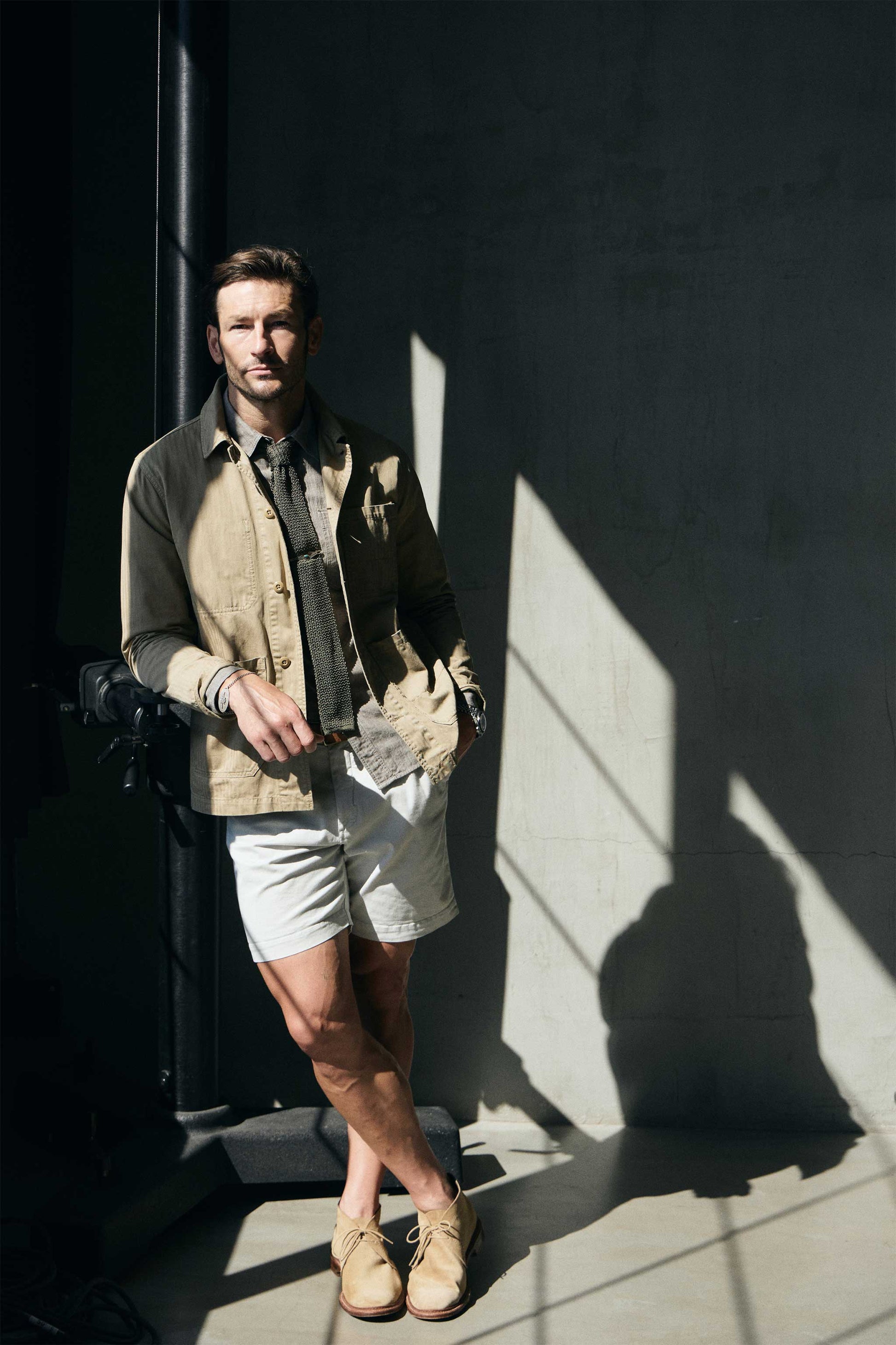 Rivay Series Chino Short in White Sands