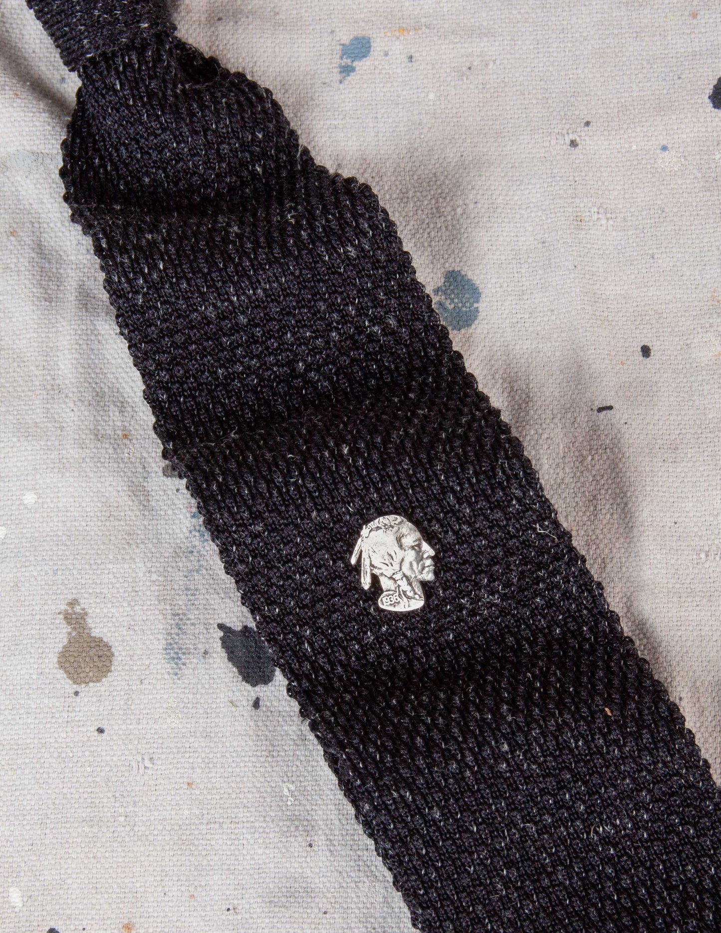 Hand-Cut Buffalo Nickel Lapel Pin