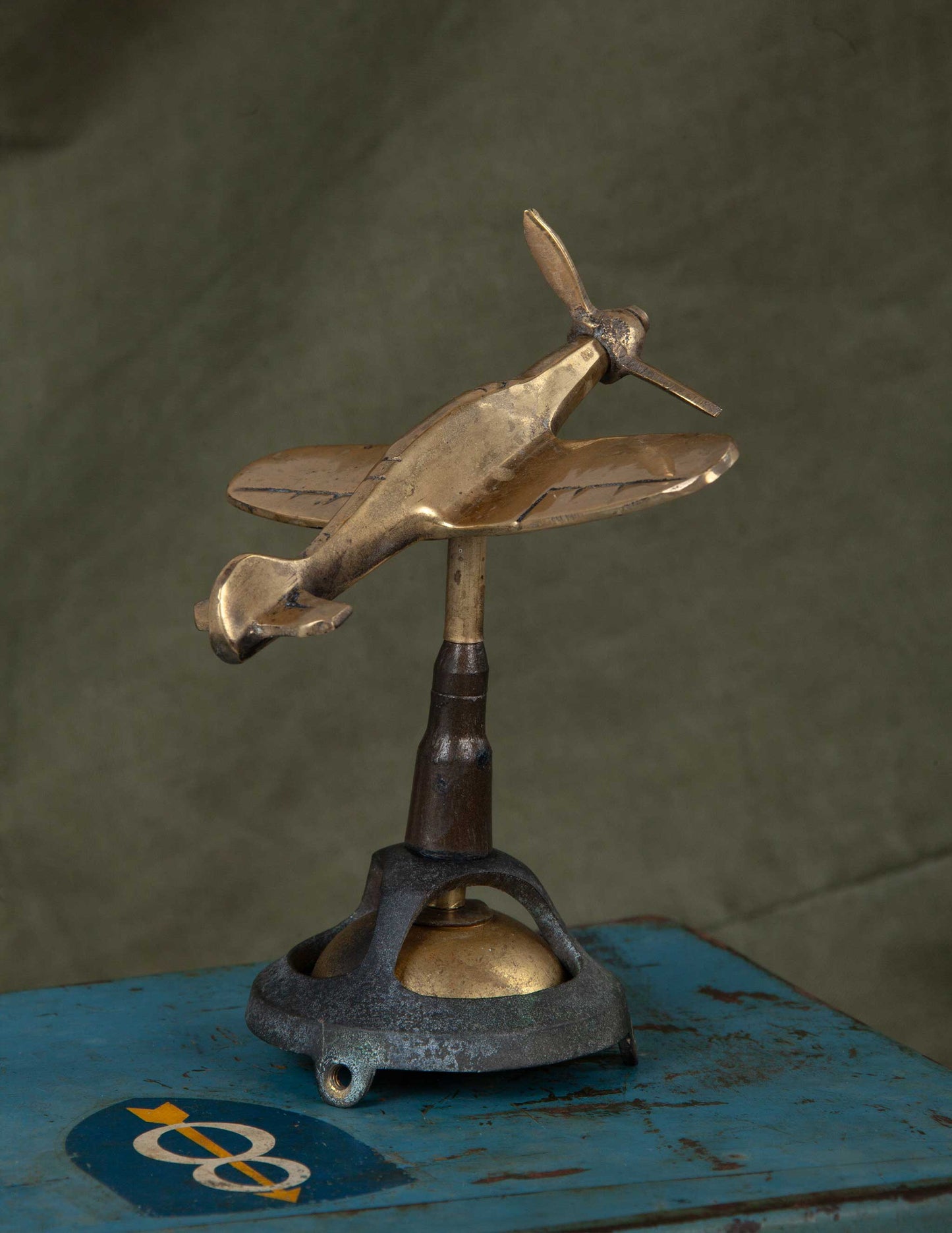 Vintage Hand-Crafted Spitfire Trench Art