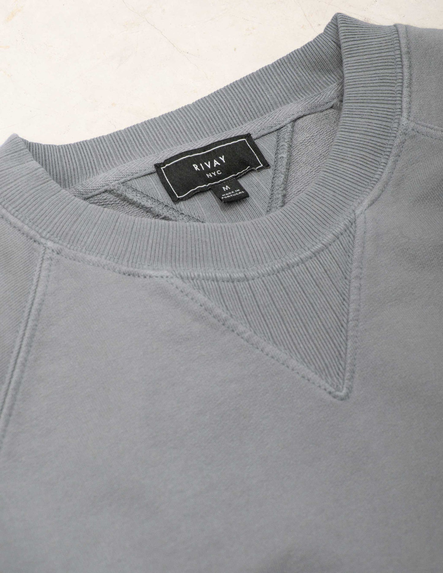 Rivay Raine French Terry Sweatshirt in Fog