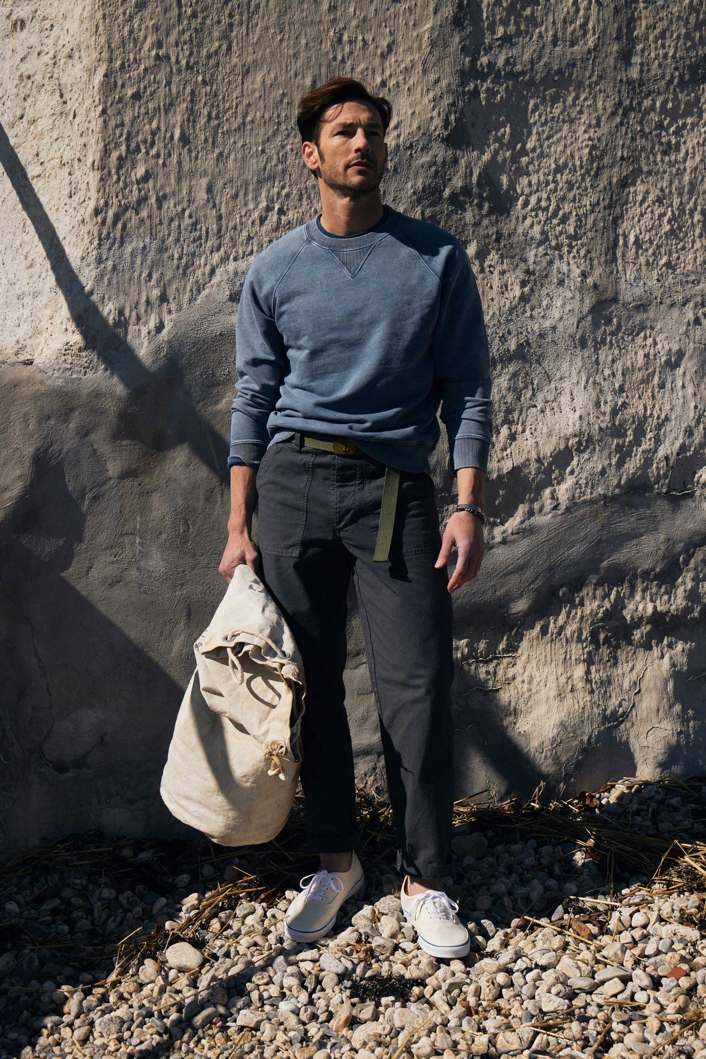 Series II Garment Dyed Utility Pant in Vintage Black