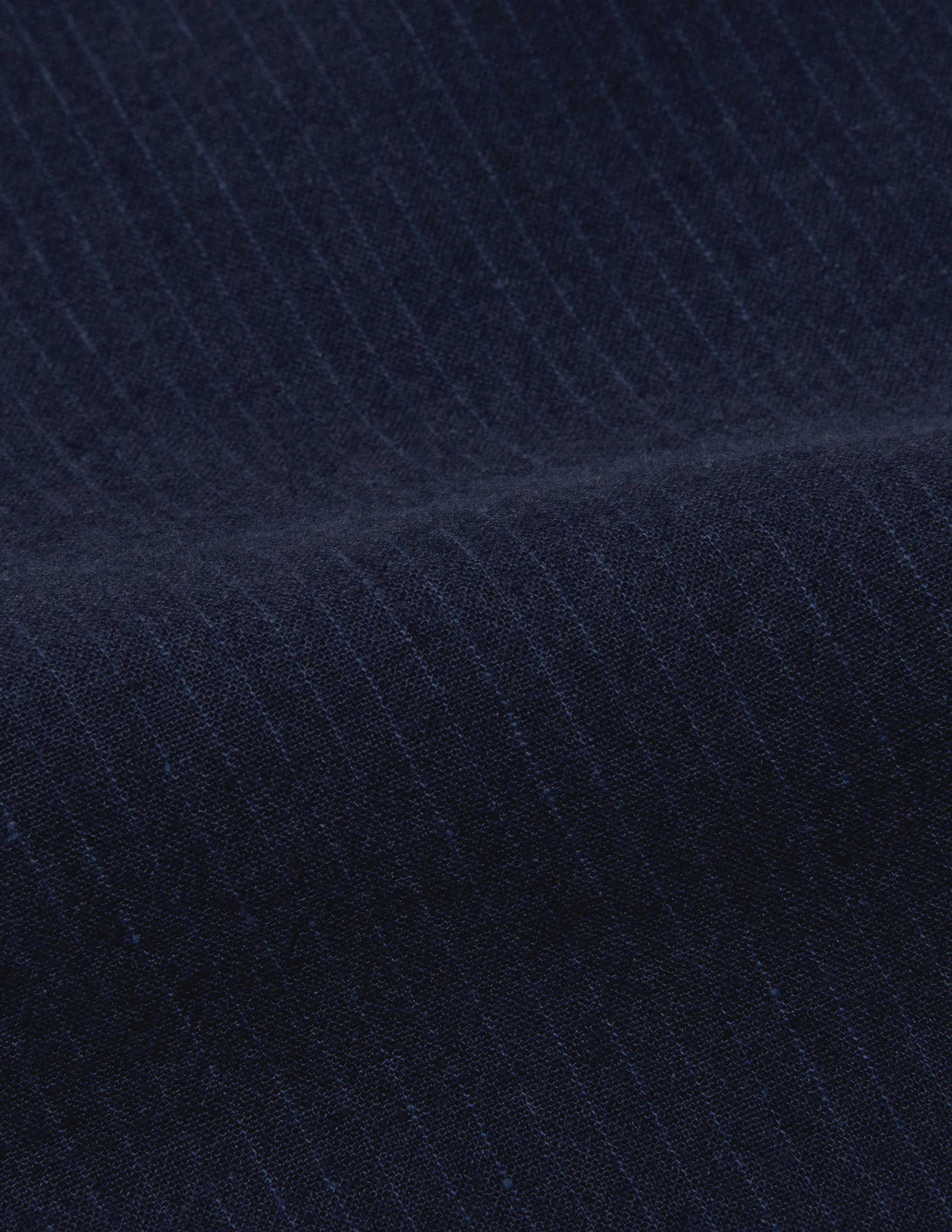 Rivay Ravello Cotton Linen Pant in Navy/Blue Stripe