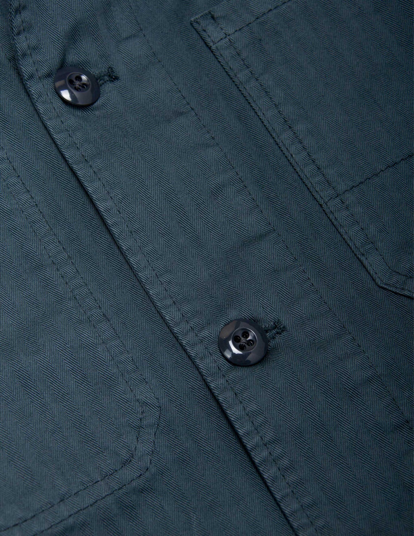 Rivay & A Continuous Lean Chore Jacket in Rivay Racing Green