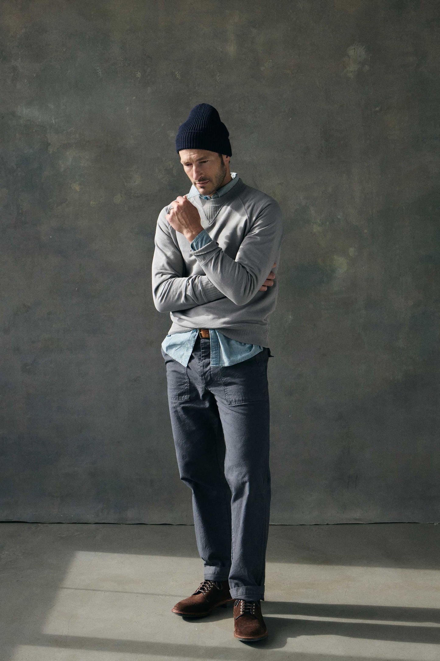 Series II Garment Dyed Utility Pant in Vintage Black