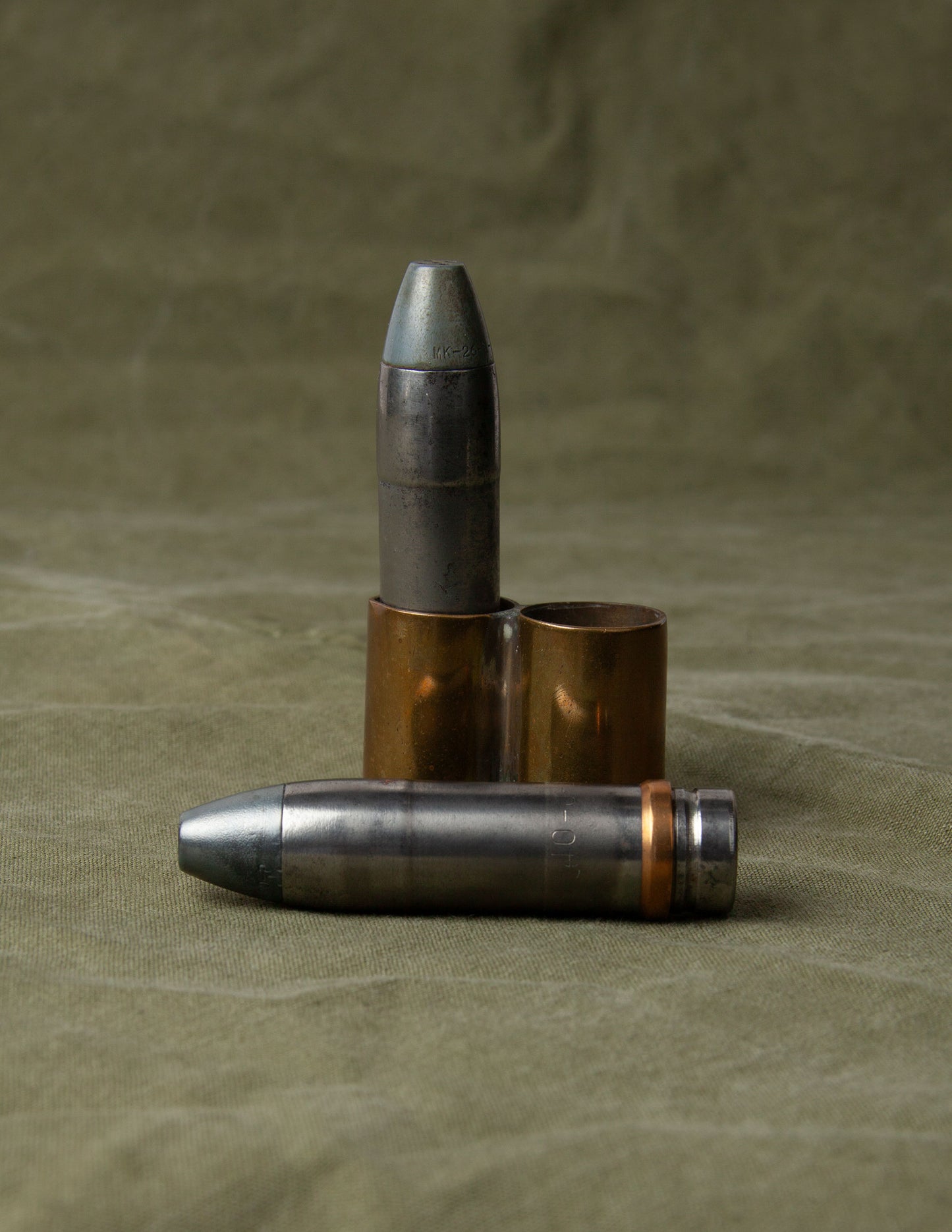 Rivay Vintage WW2 Trench Art Salt & Pepper Shakers