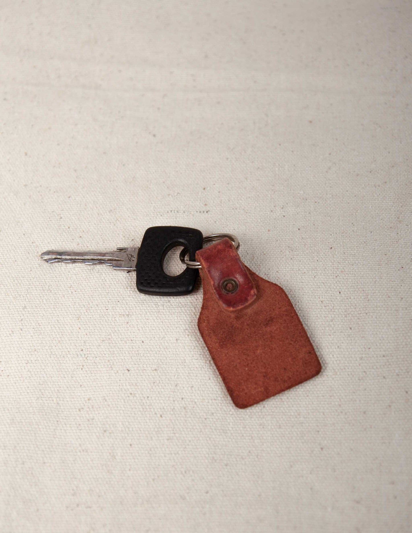 Vintage Frank's Mercedes Service Leather Keychain