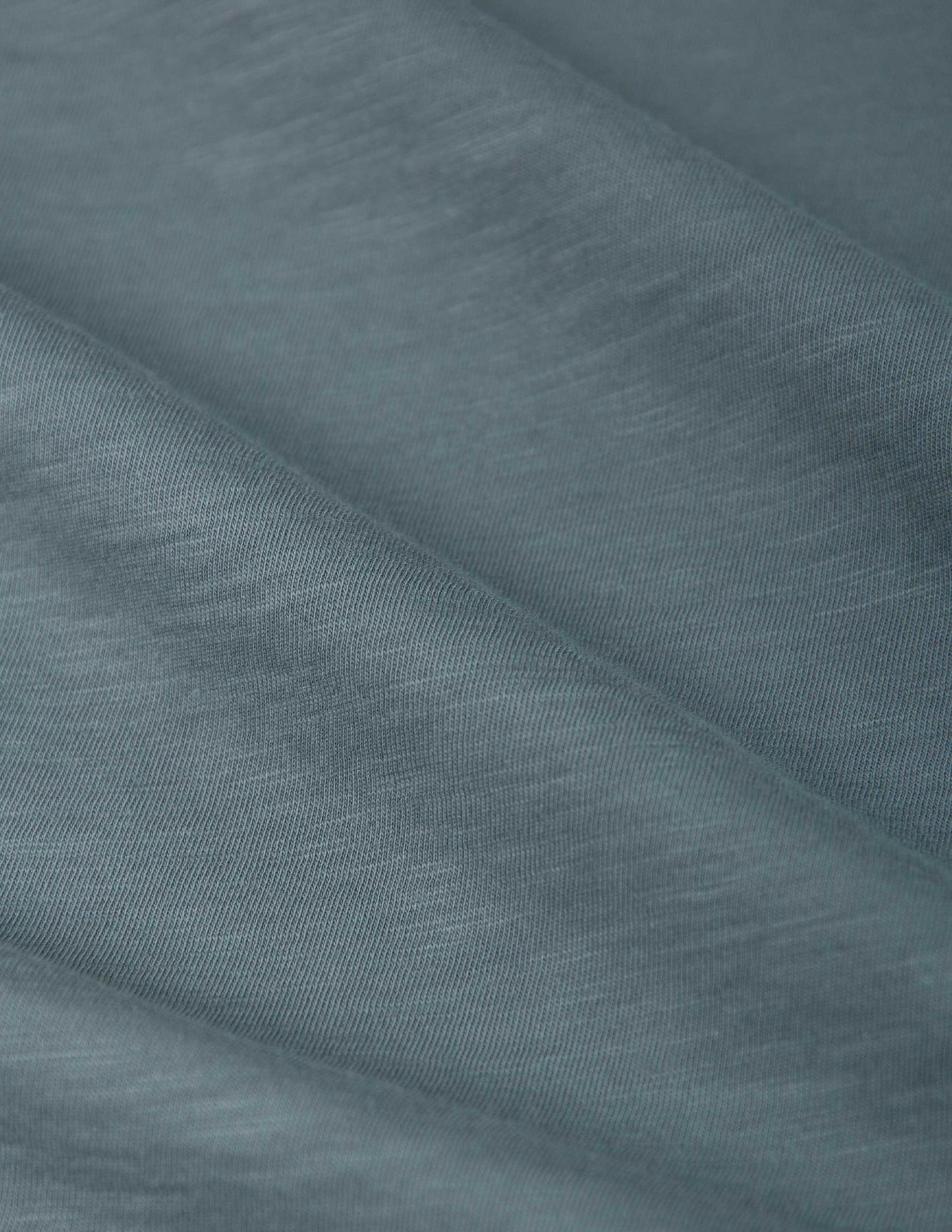 Garment Dyed Slub Jersey Polo in Storm