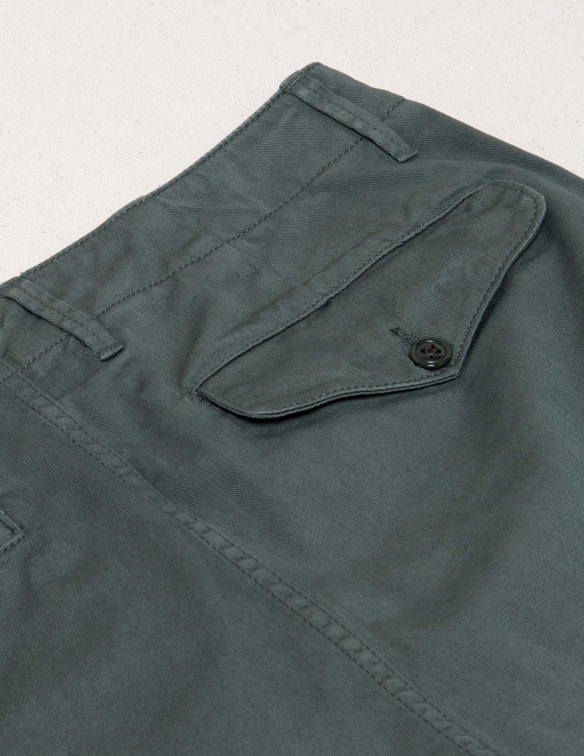 Rivay Series Chino in Pewter Green