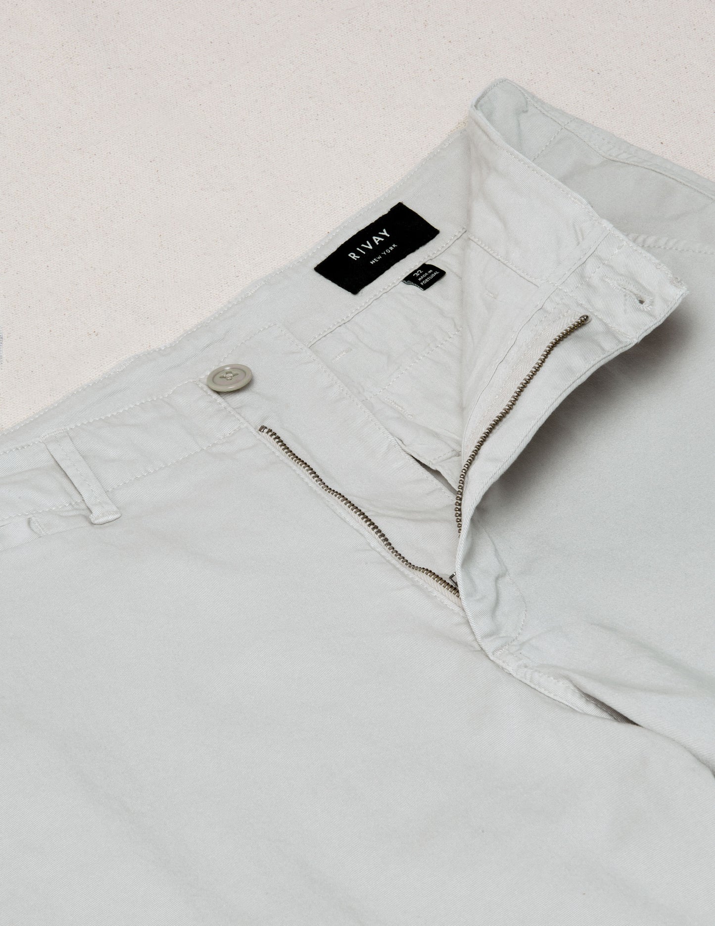 Rivay Series Chino Short in White Sands