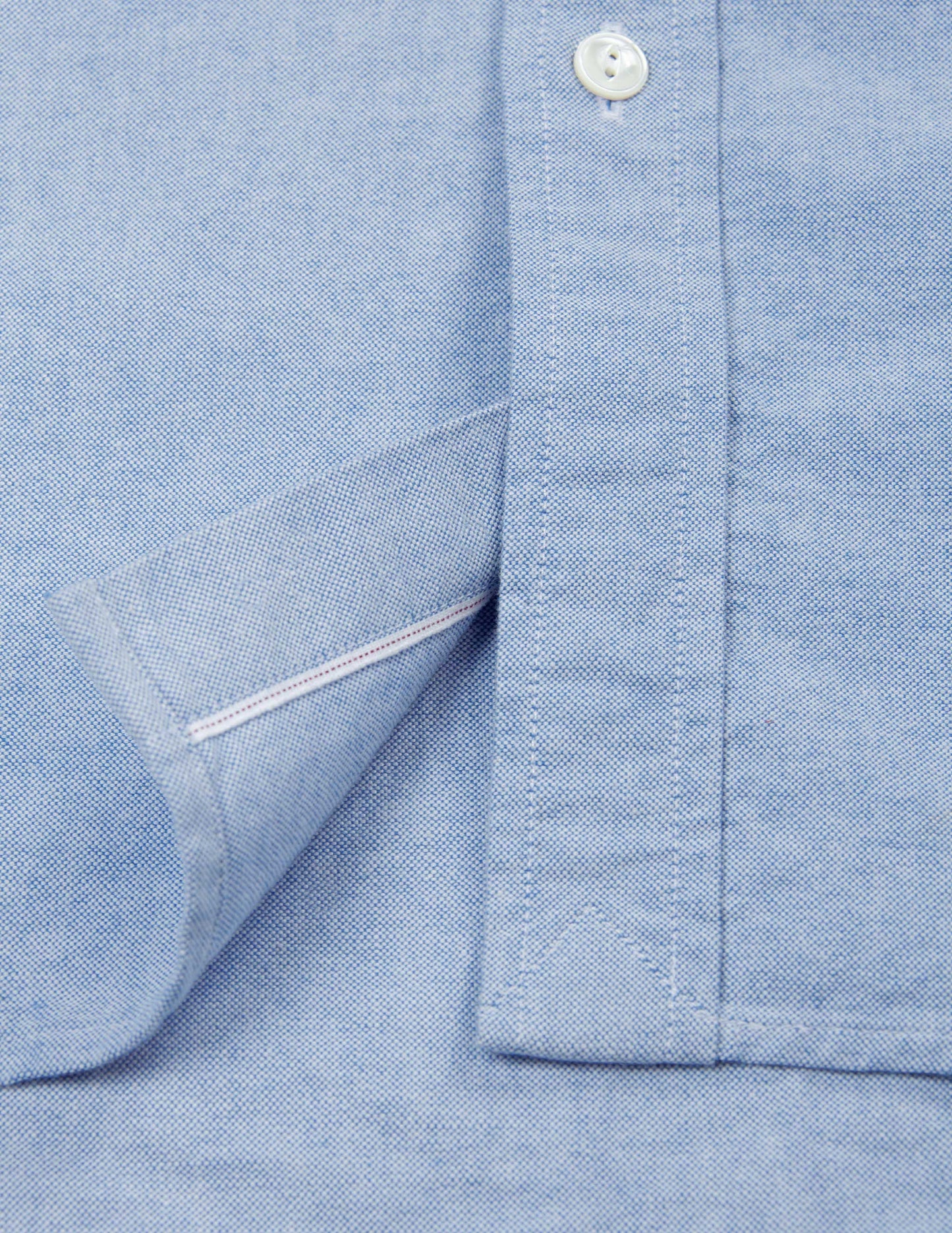 Shaw Selvedge Oxford Button Down in French Blue