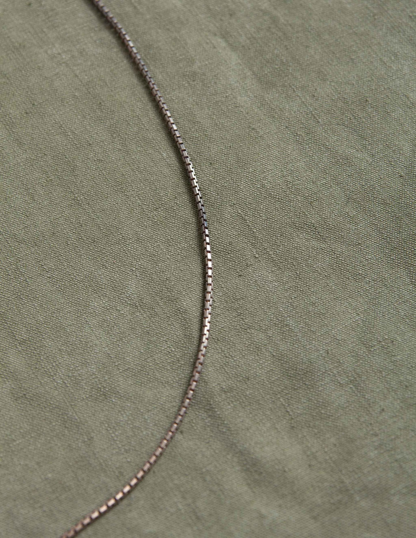 Vintage Sterling Silver Box Chain