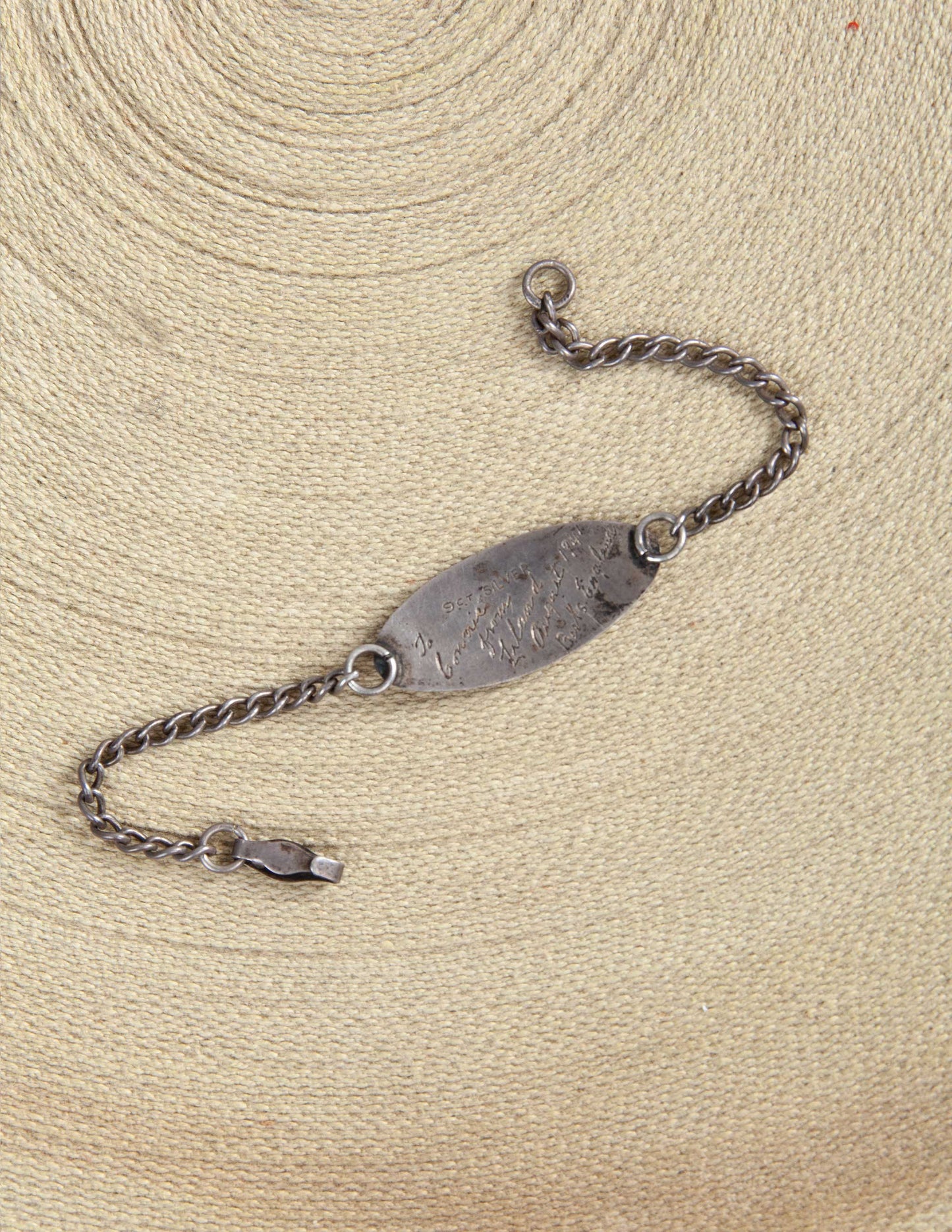 WWII Air Transport Auxiliary ID Bracelet