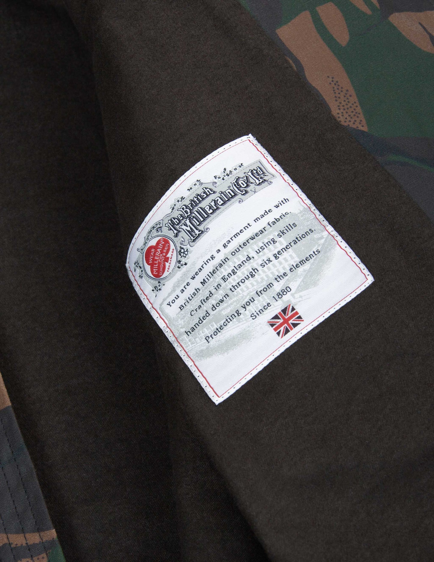 Waxed Cotton Field Jacket in British Woodlands Camo