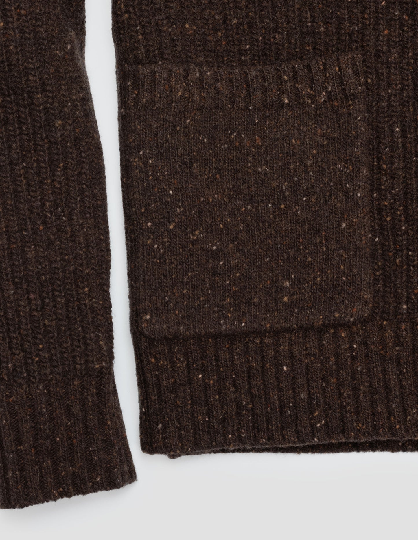 Rivay Winslow Donegal Shawl Cardigan in Brown