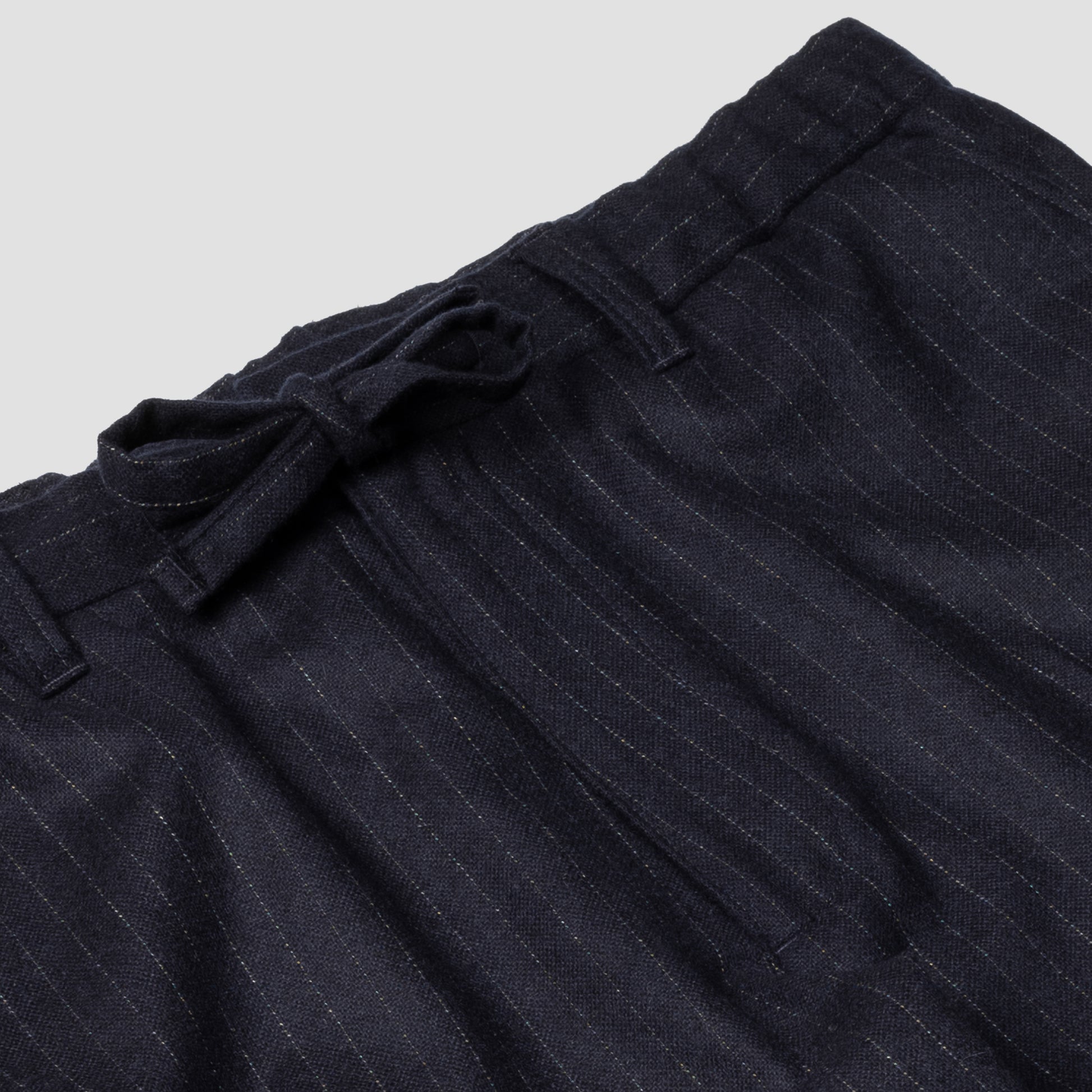 Rivay Chiltern Wool Cashmere Trouser in Navy Chalkstripe