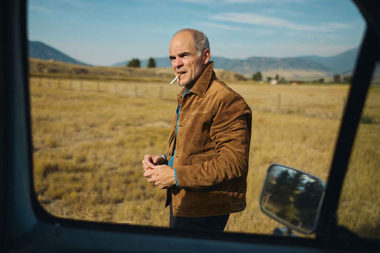 Michael Kelly in Paradise Valley, Montana for Rivay Fall 2026 Campaign