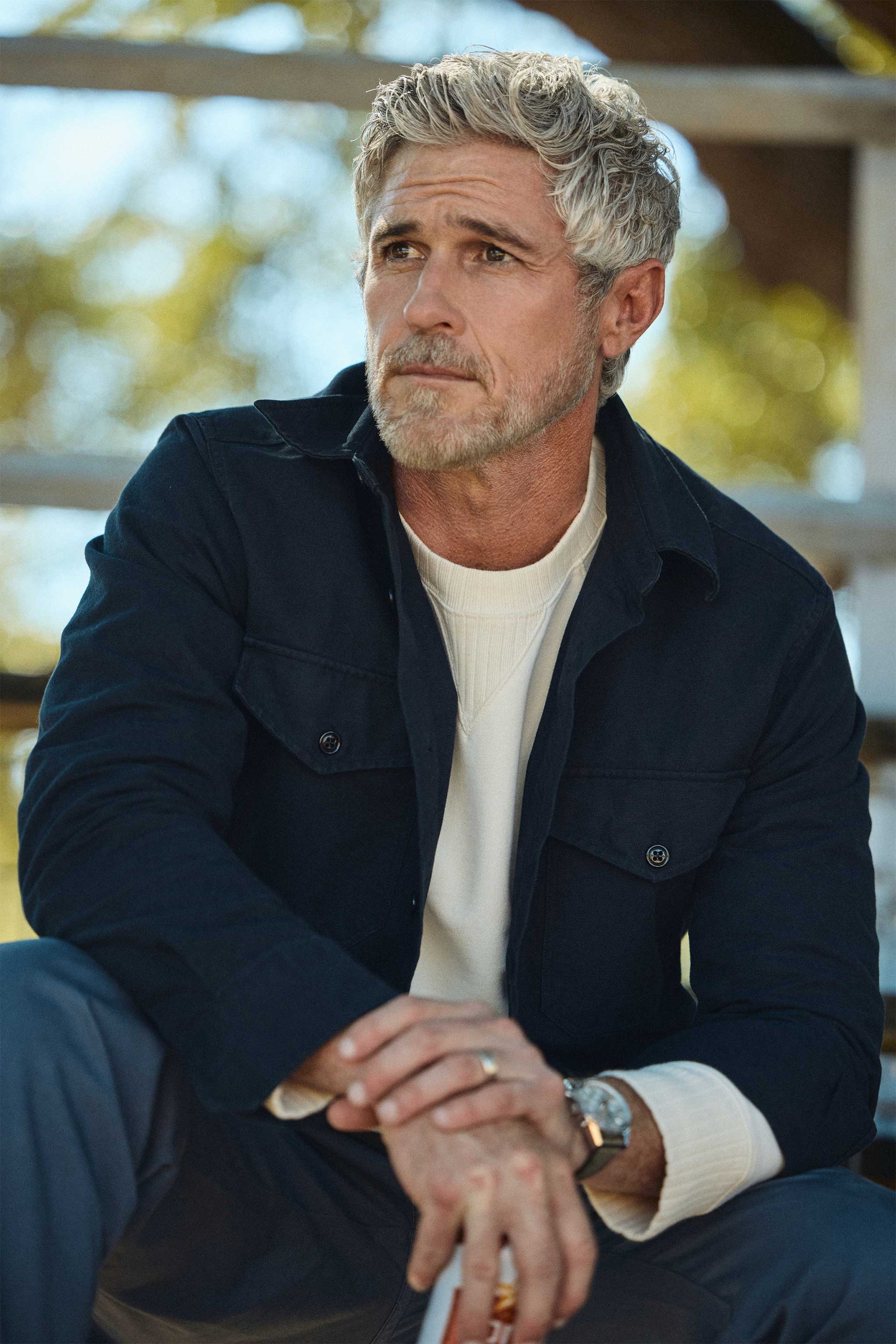 Raine French Terry Sweatshirt in Canvas