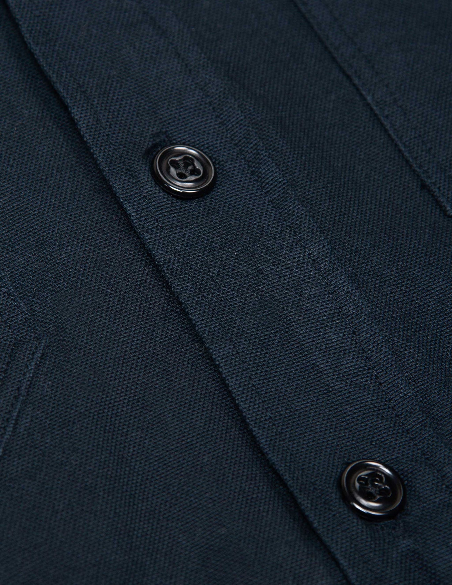 Rivay & A Continuous Lean Canvas Shirt Jacket in Navy