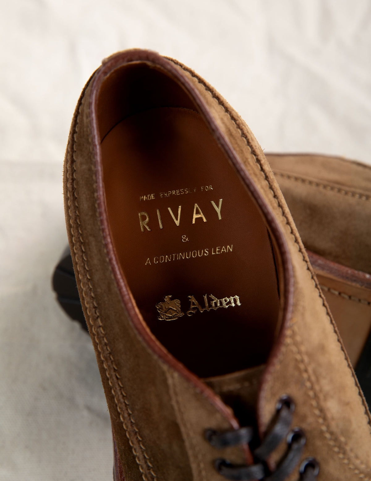Rivay x ACL x Alden Ranger Mocc D6634C in Snuff Suede