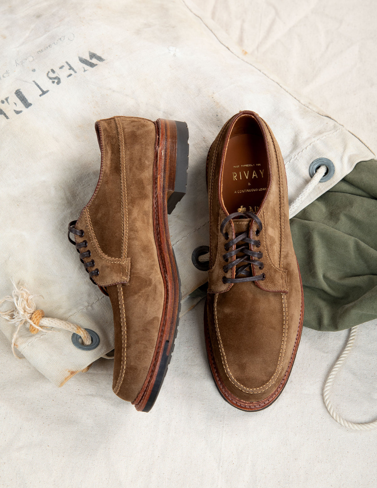 Rivay x ACL x Alden Ranger Mocc D6634C in Snuff Suede