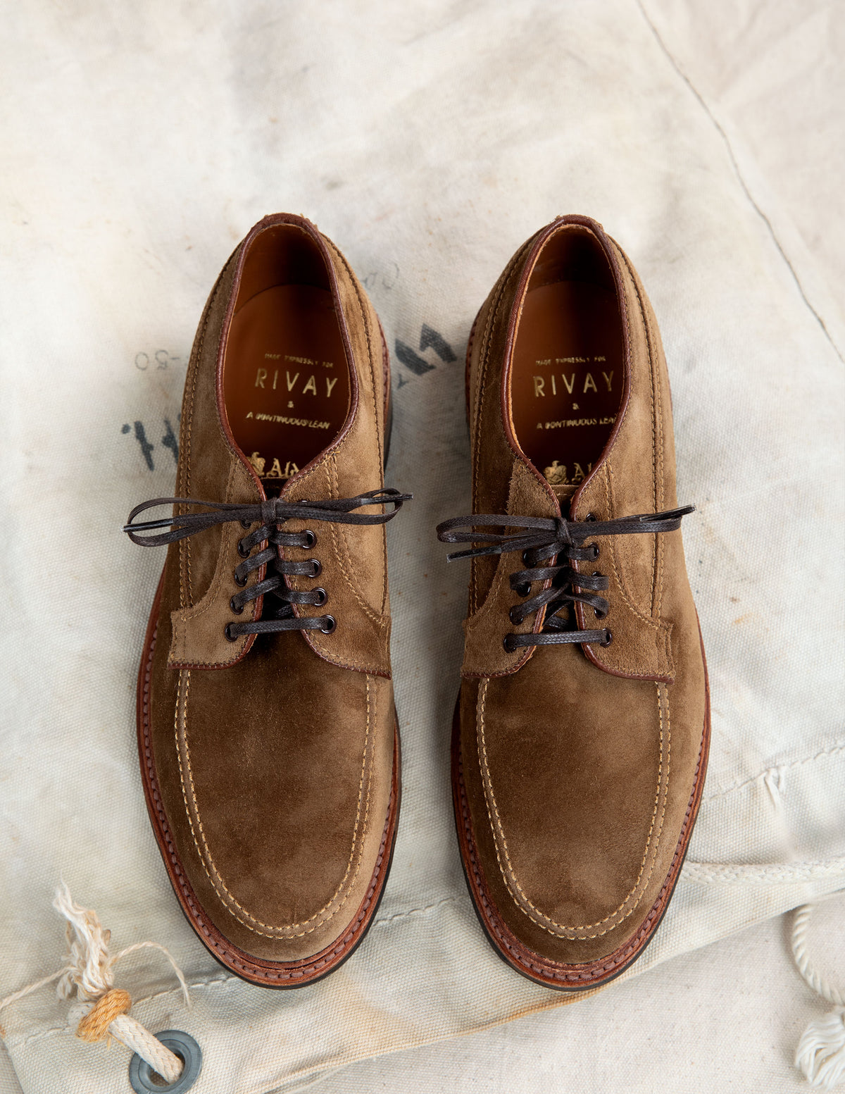Rivay x ACL x Alden Ranger Mocc D6634C in Snuff Suede