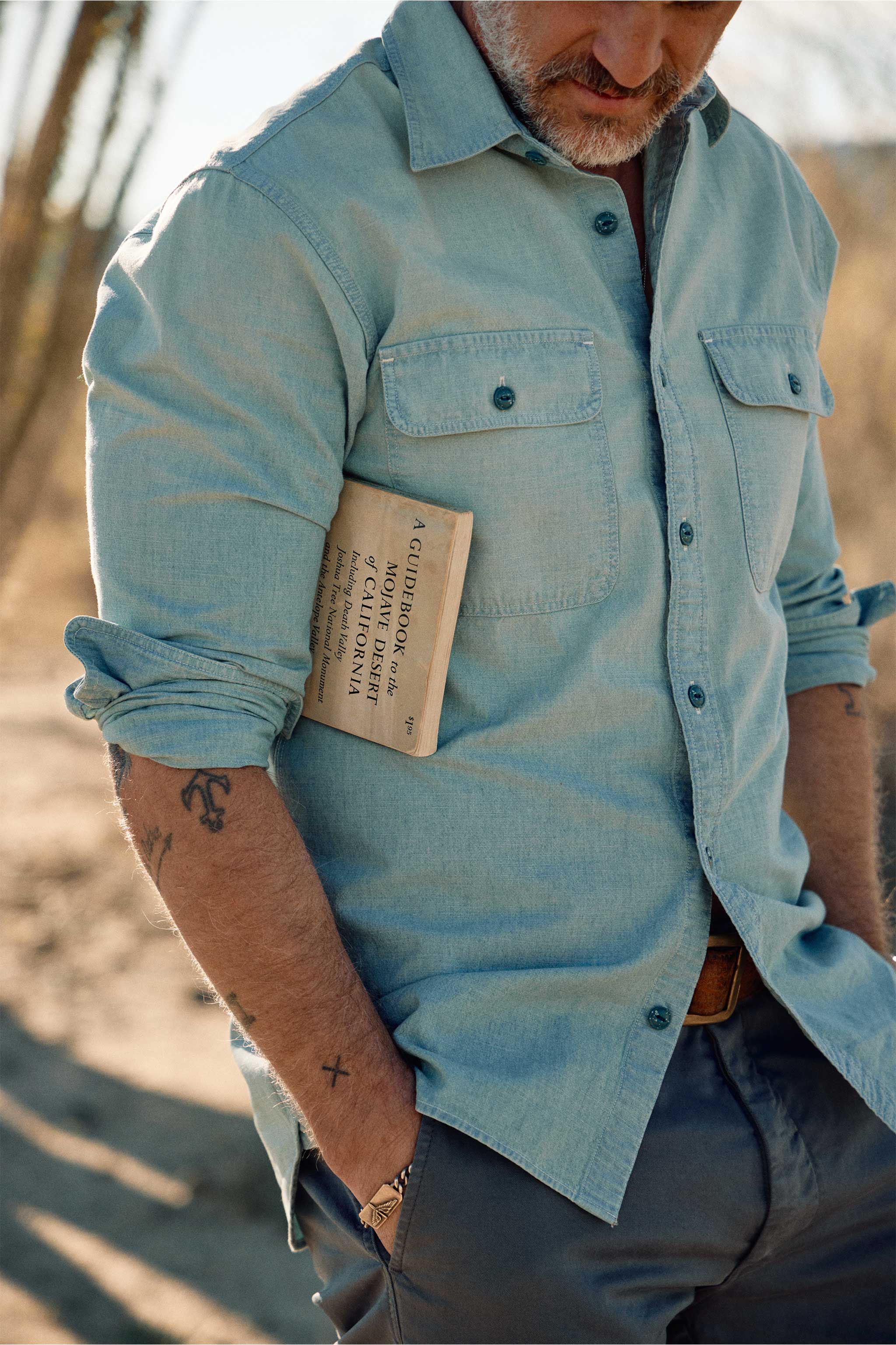 Albers Indigo Chambray Workshirt – RIVAY