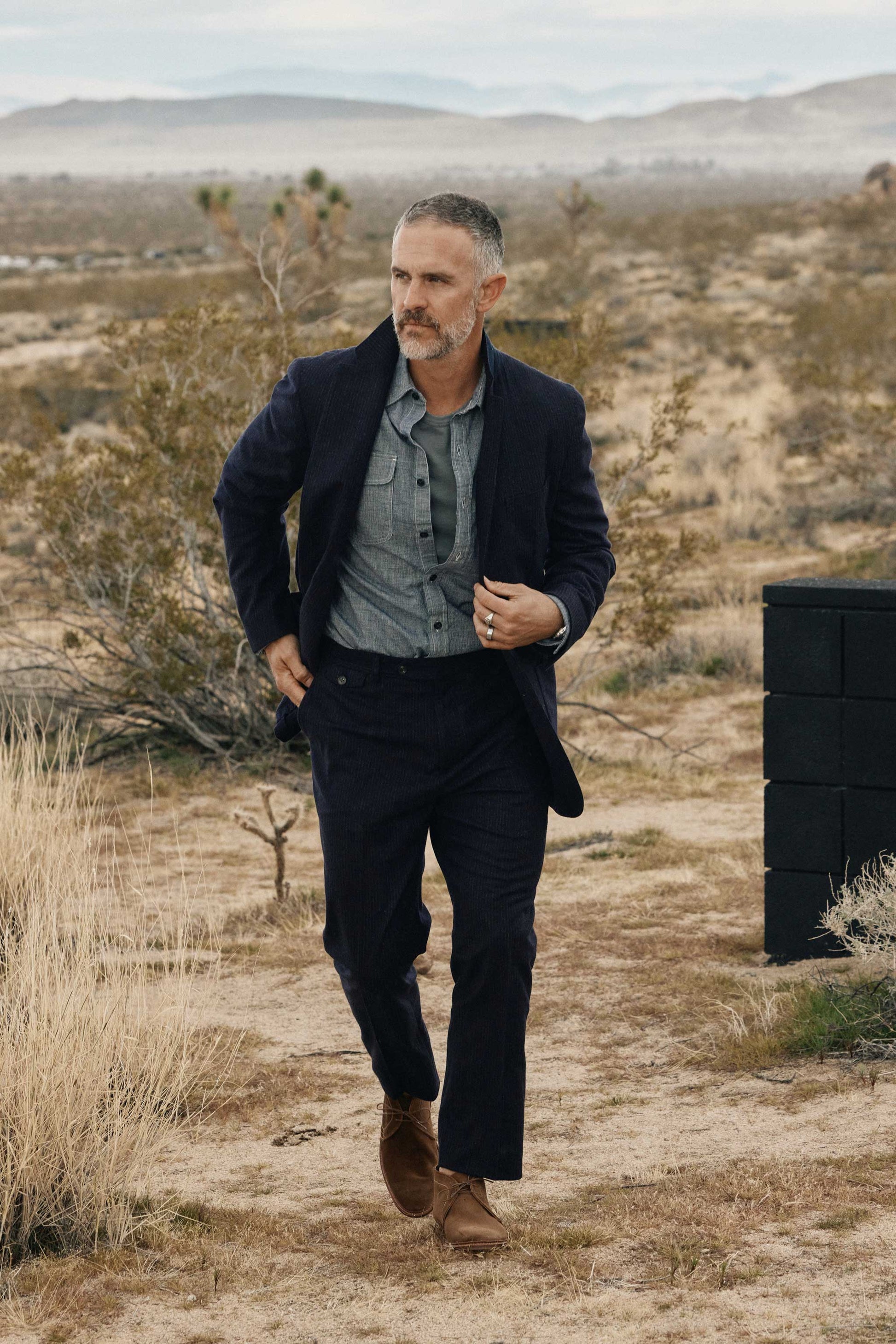 Alden Chukka 1493 in Snuff Suede
