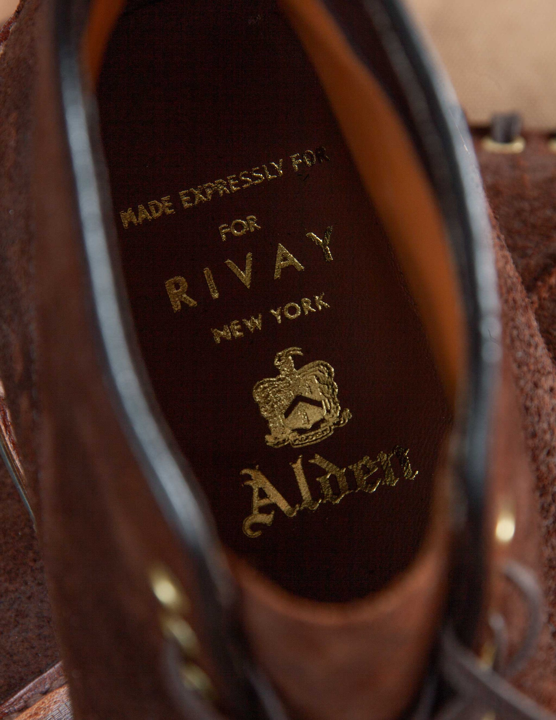 Alden x Rivay: The Bedford Boot in Tobacco Chamois Reverse Suede