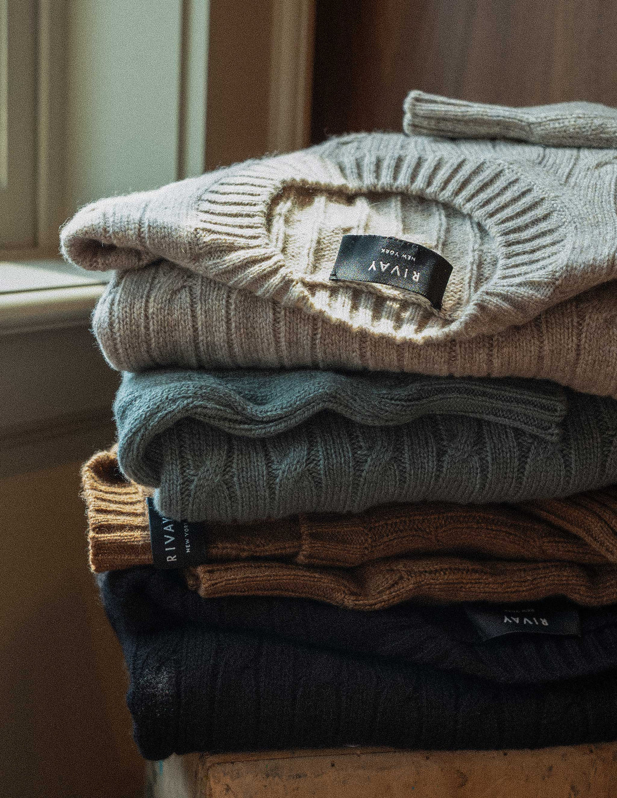 Bowen Cashmere Cable Sweater Group
