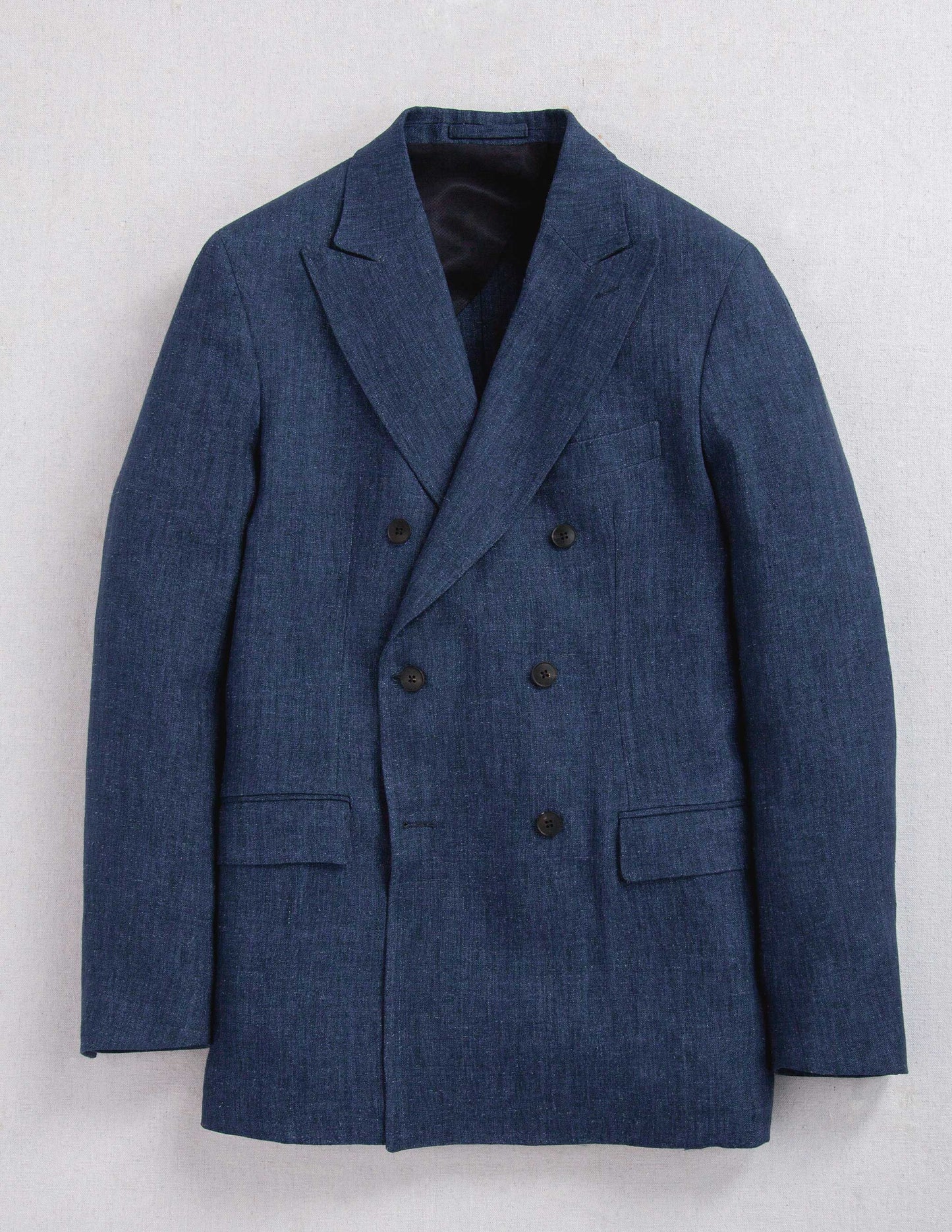Brezza Linen Double-Breasted Jacket