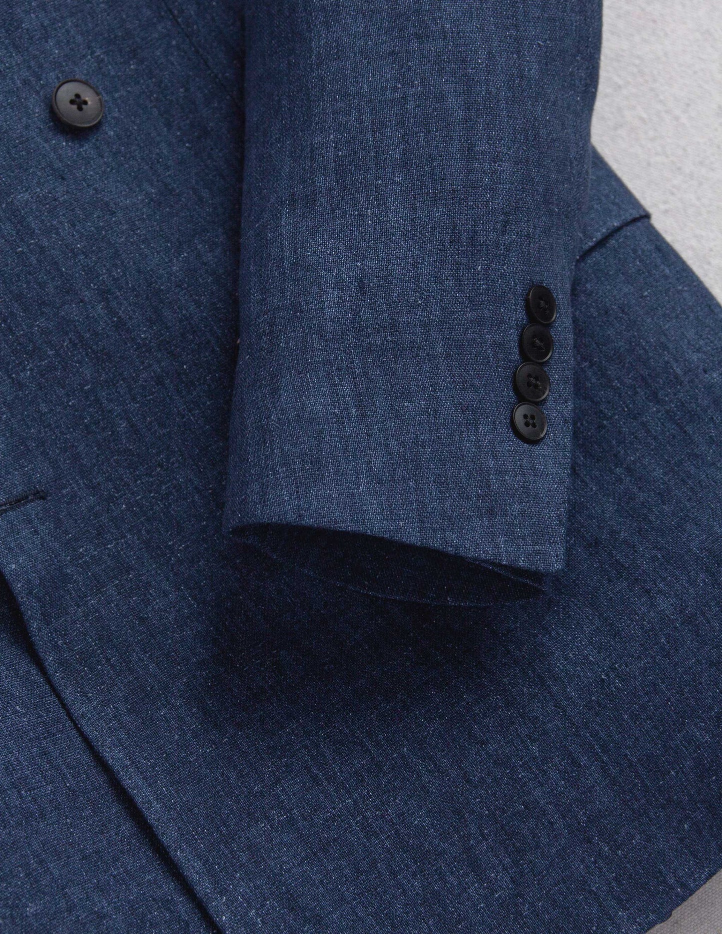Brezza Linen Double-Breasted Jacket