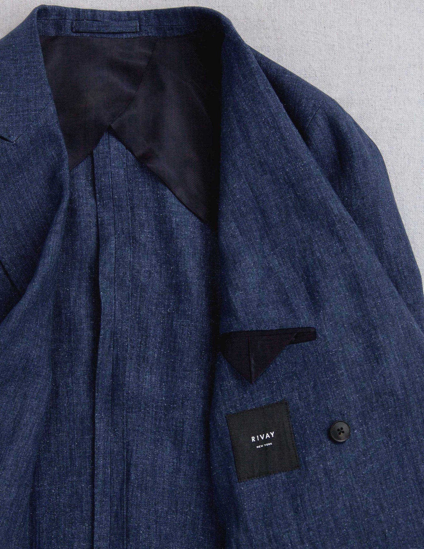 Brezza Linen Double-Breasted Jacket