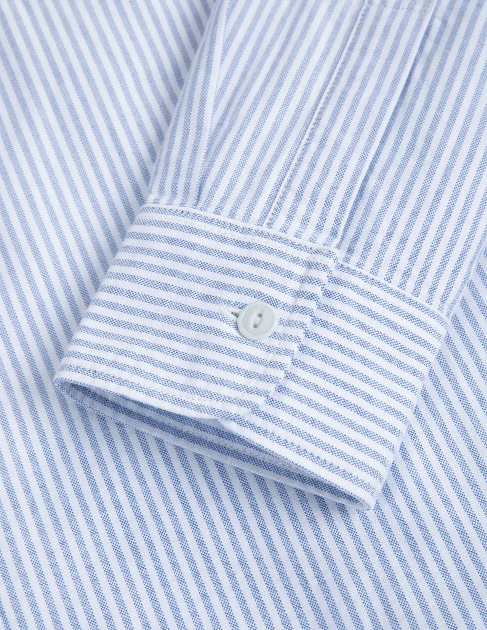 Bridges Oxford Workshirt in Classic Blue Stripe