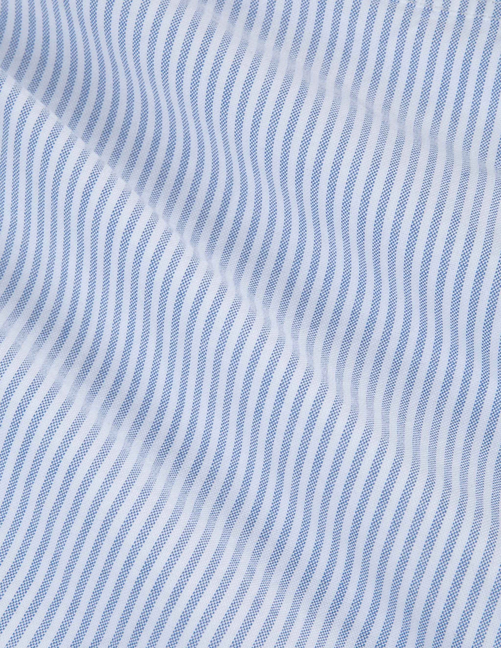 Bridges Oxford Workshirt in Classic Blue Stripe
