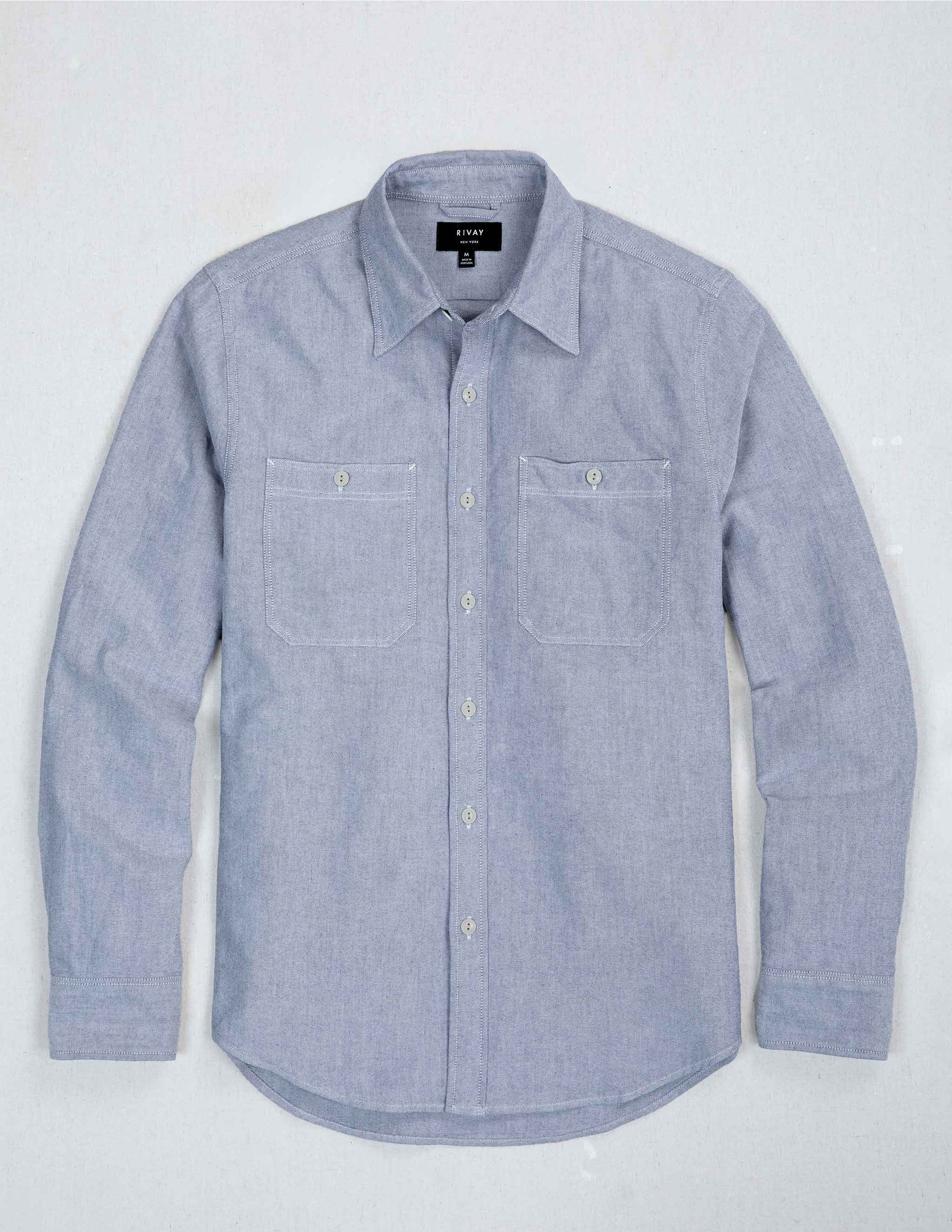 Bridges Oxford Workshirt in Navy