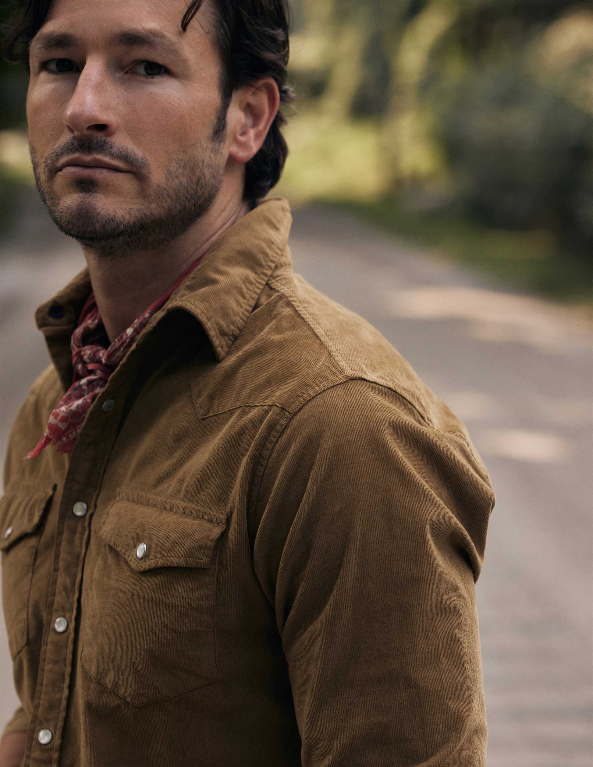 Bedford Corduroy Western Shirt in Ranch Tan RIVAY Bedford Corduroy Western Shirt in Ranch Tan RIVAY