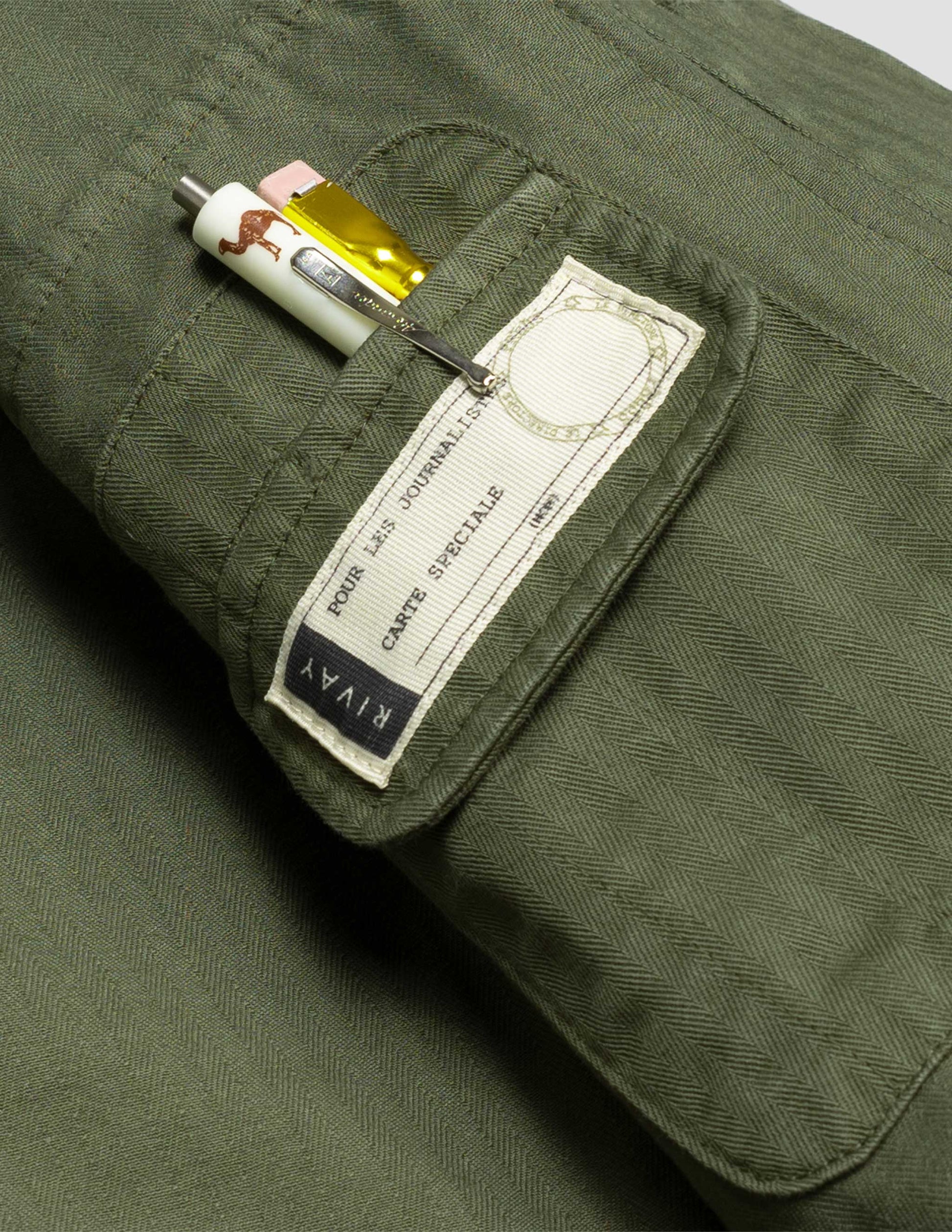 Rivay Correspondent Herringbone OVershirt