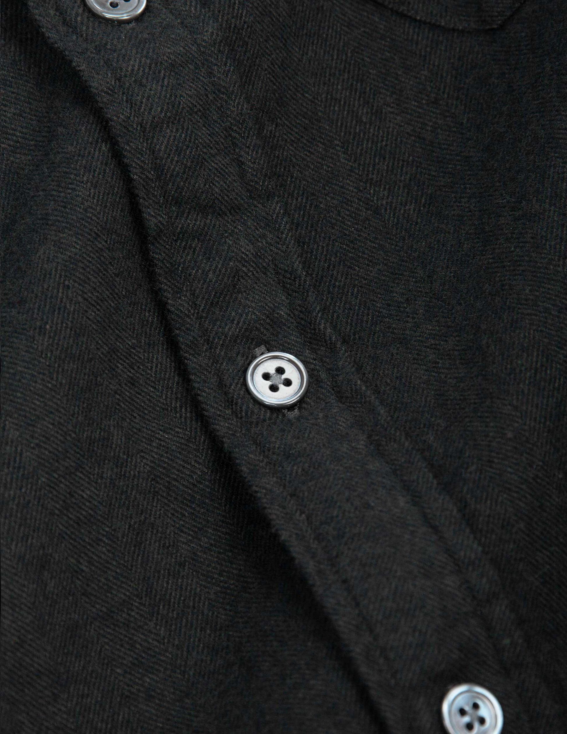 Cortina Brushed Cotton Camp Shirt in Dark Olive