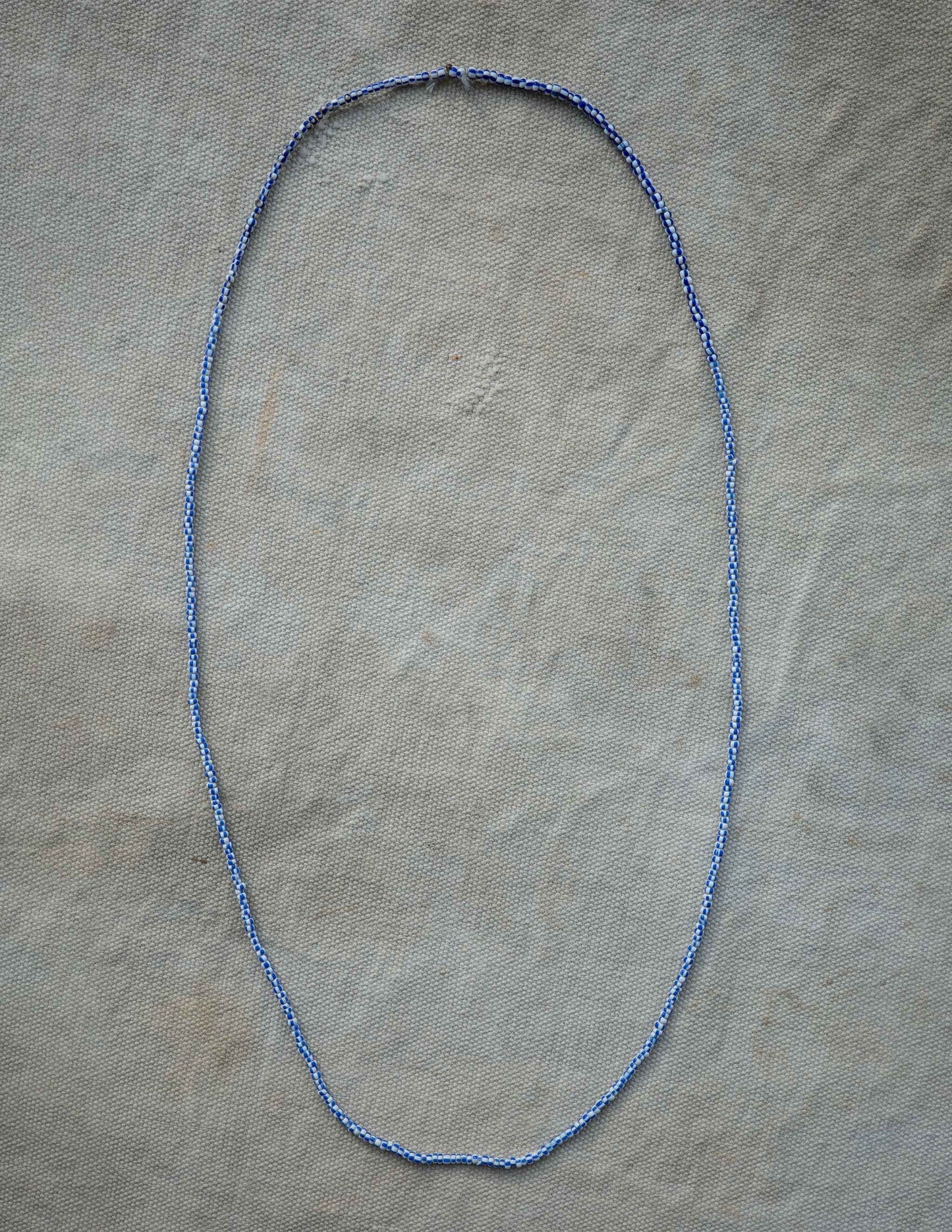 Vintage Blue & White Trade Bead Necklace